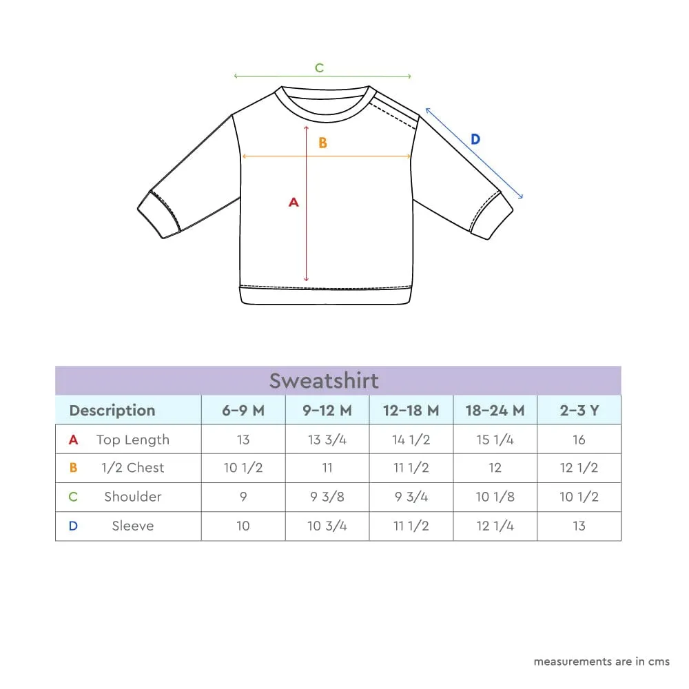 100% Cotton Full Sleeve Boy Sweatshirts, Green