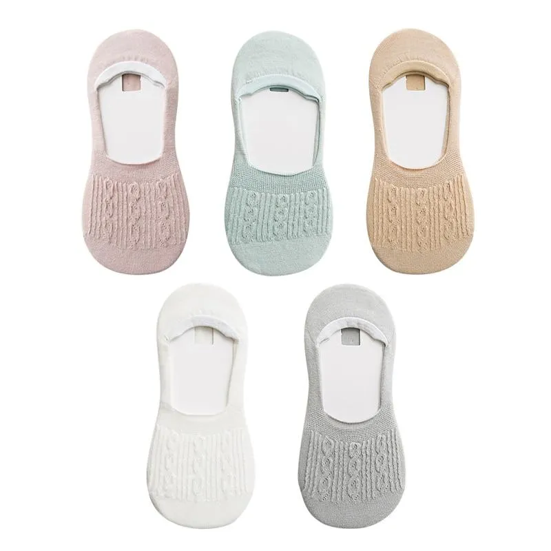 5 Pack Casual 3D Boat Heart Invisible Ankle Socks
