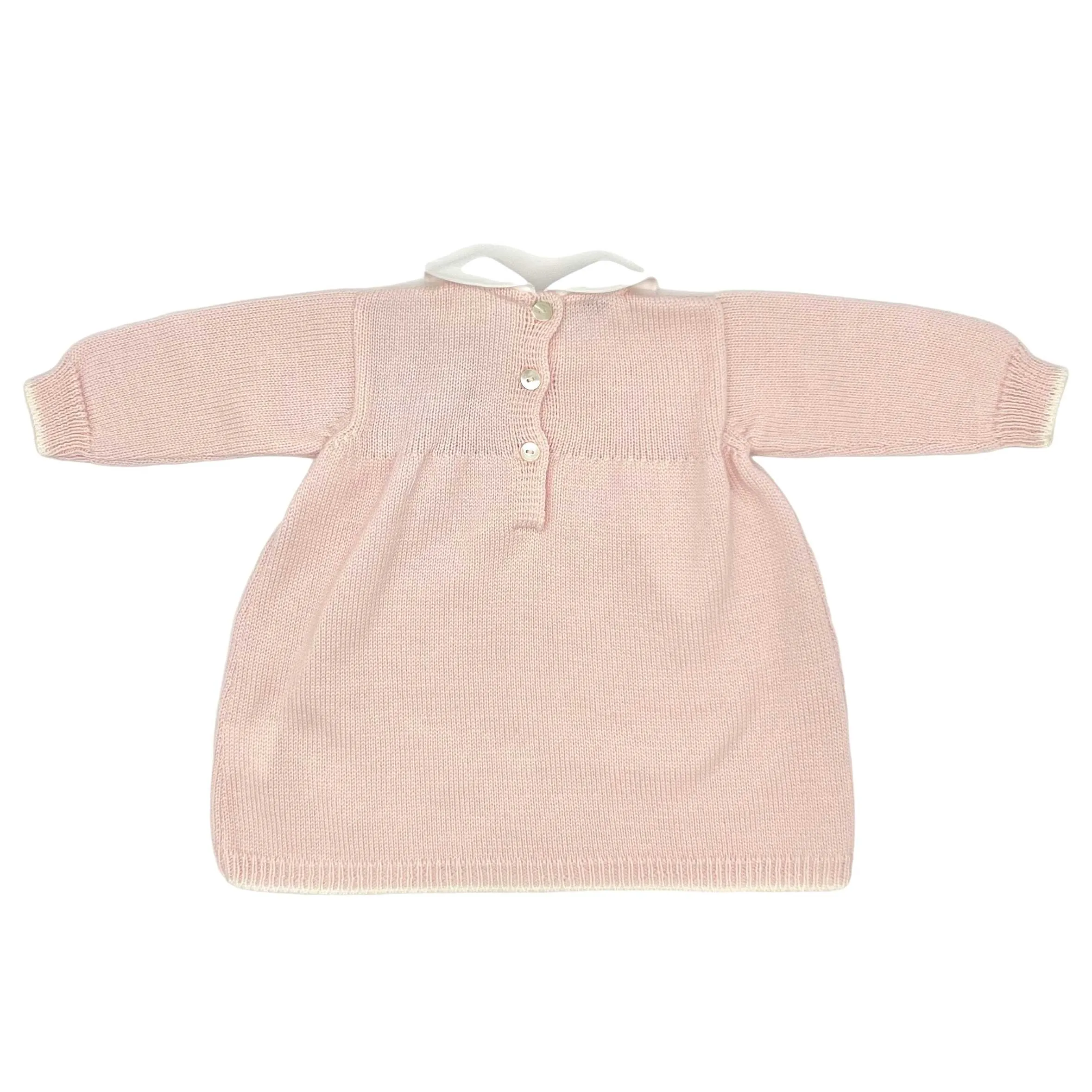Baby girls knitted layette gift 'Fiori Rosa'