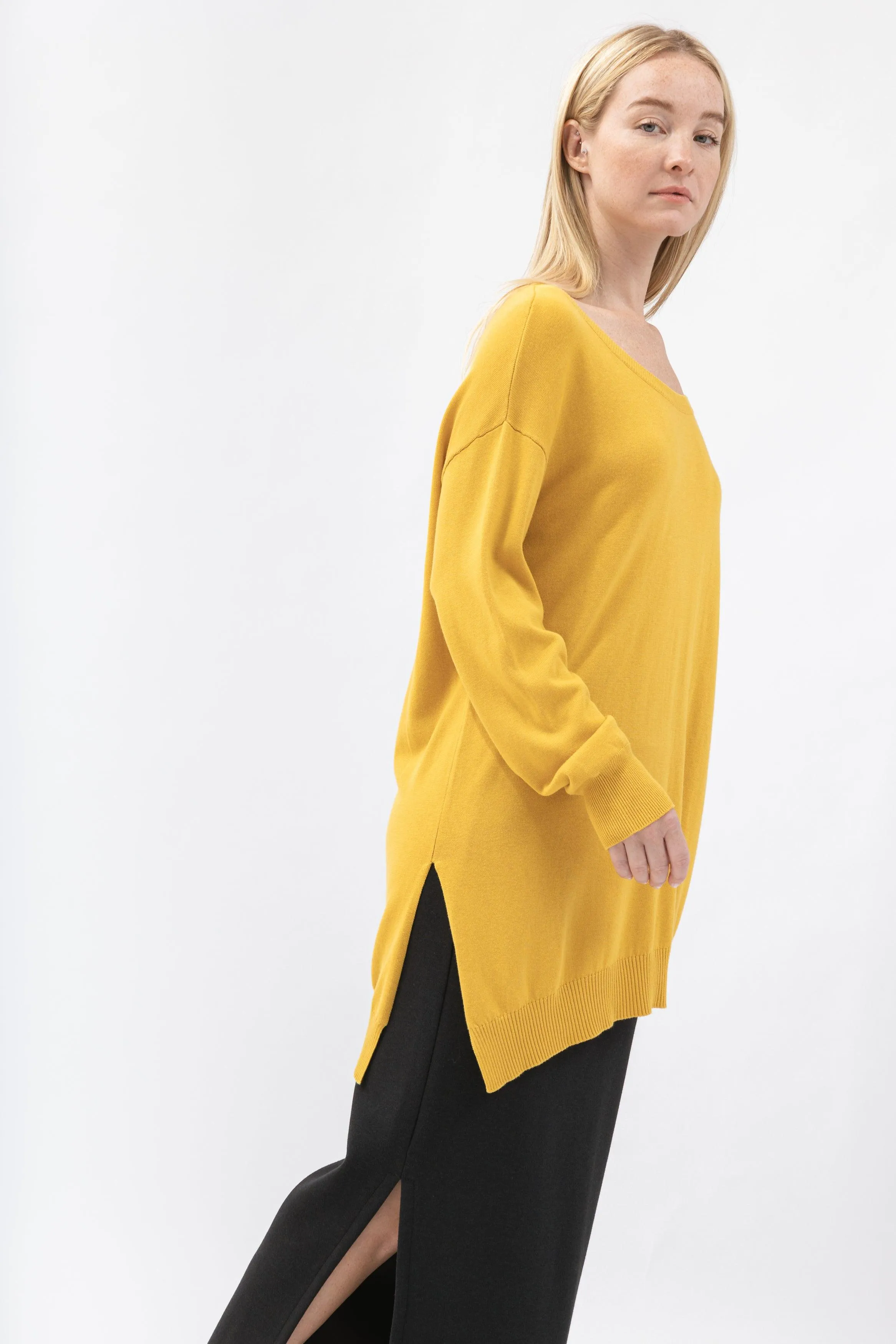 Bamboo Asymmetric Sweater