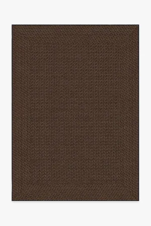Border Braid Antique Oak Re-Jute Rug