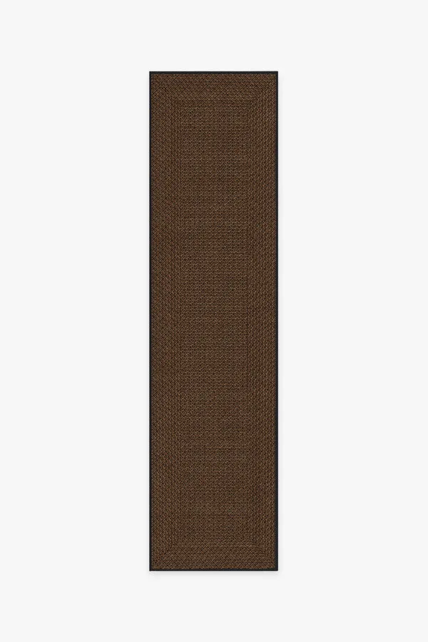 Border Braid Antique Oak Re-Jute Rug