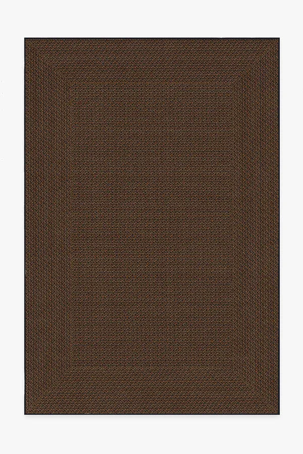 Border Braid Antique Oak Re-Jute Rug