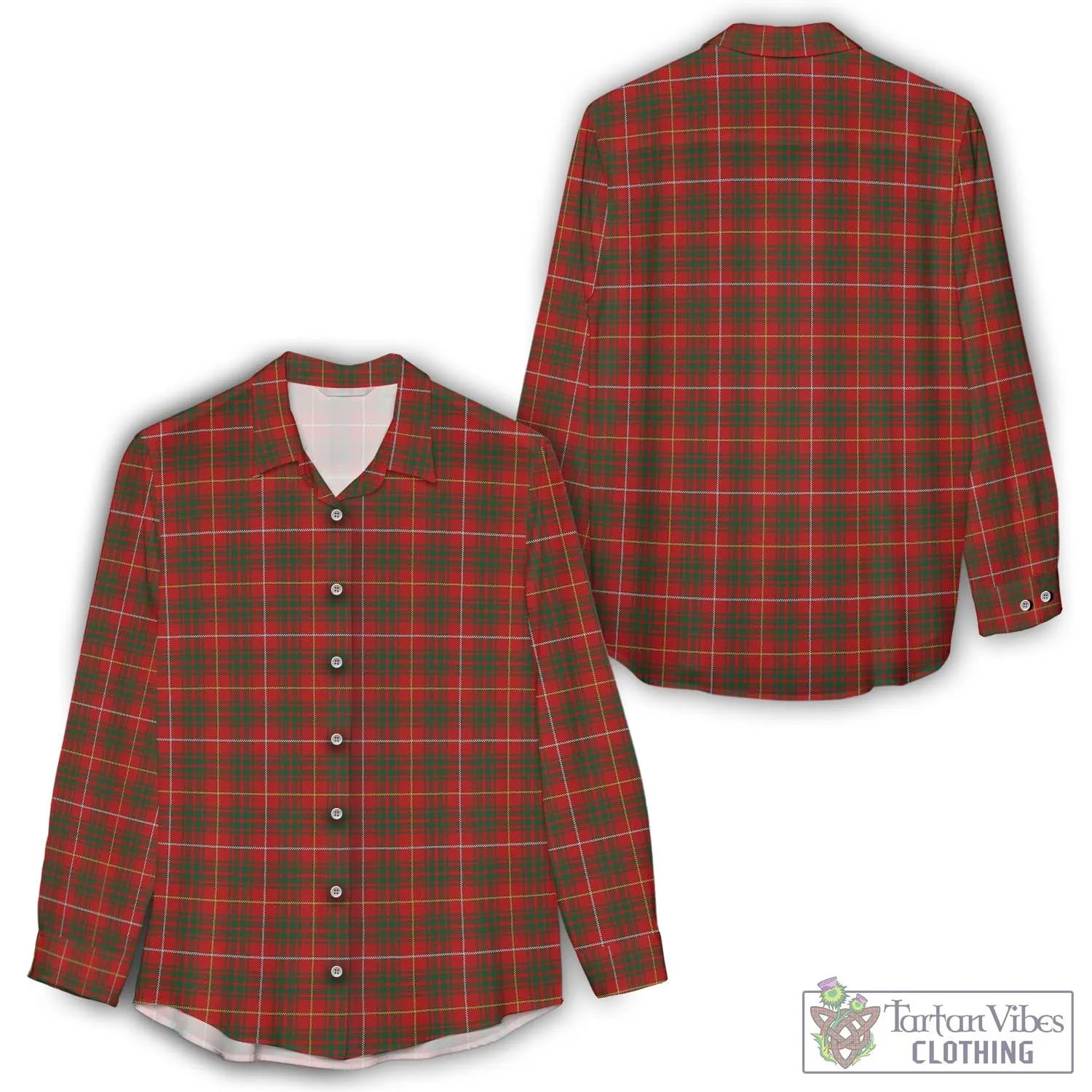 Bruce Tartan Women's Casual Shirt