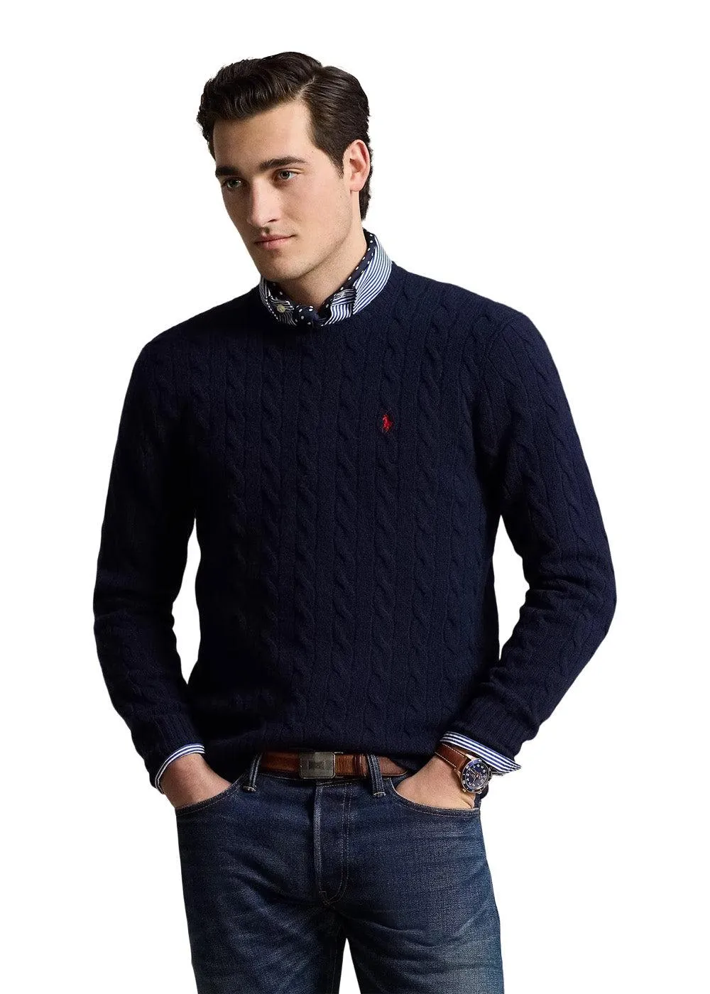 Cashmere Longsleeve Knit - Blue