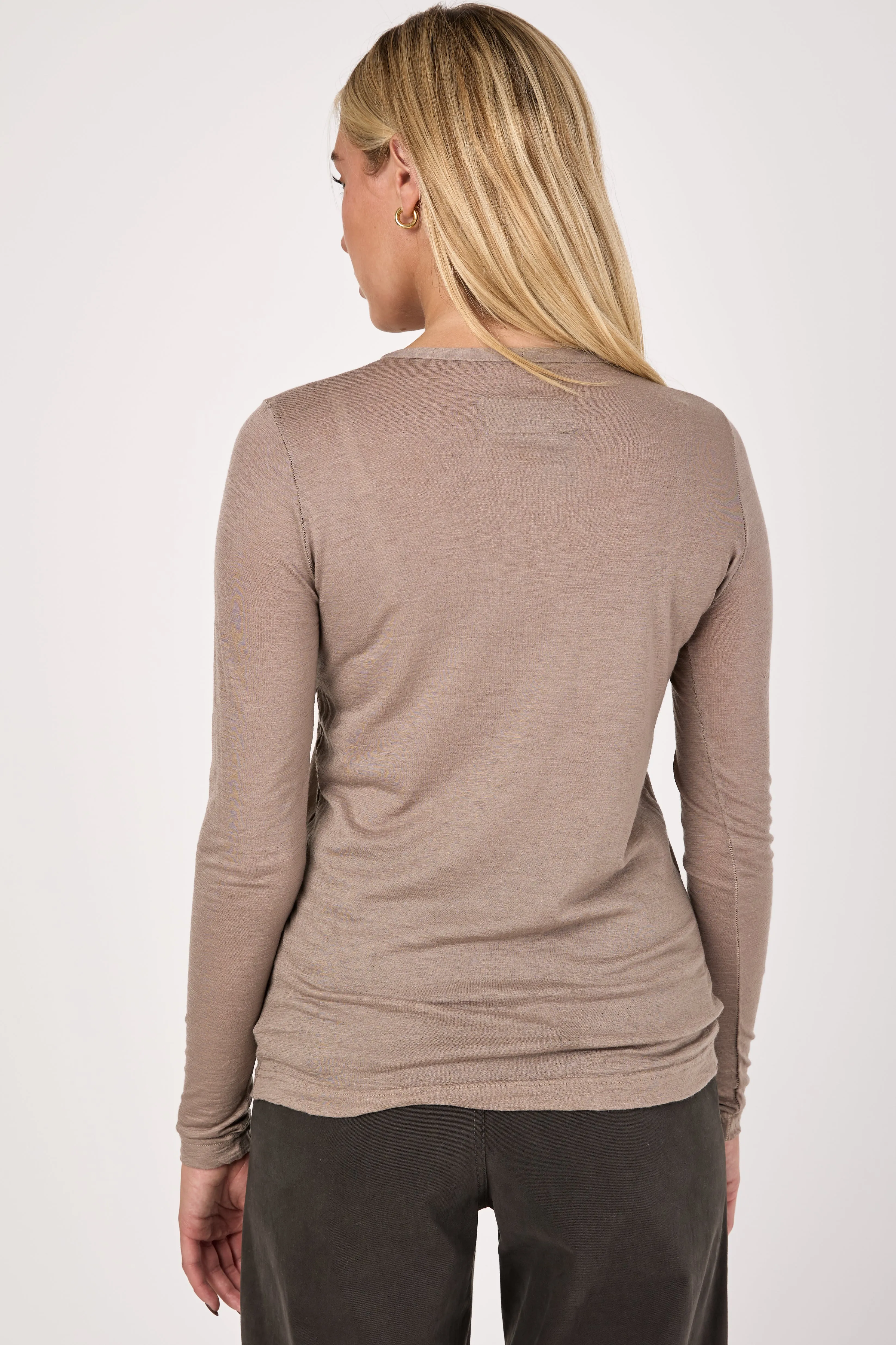 Cool Cashmere Top in Cappuch