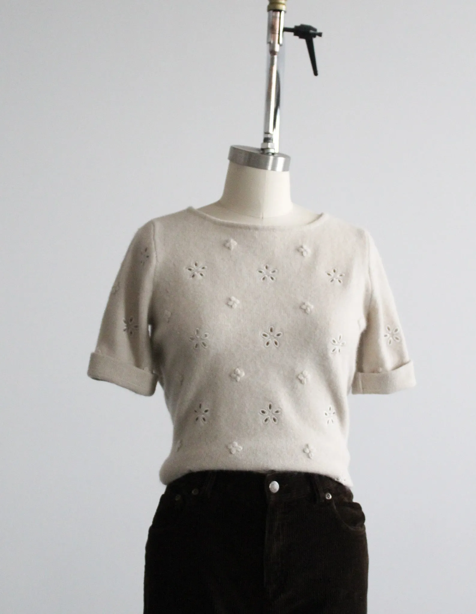 daisy chain wool tee