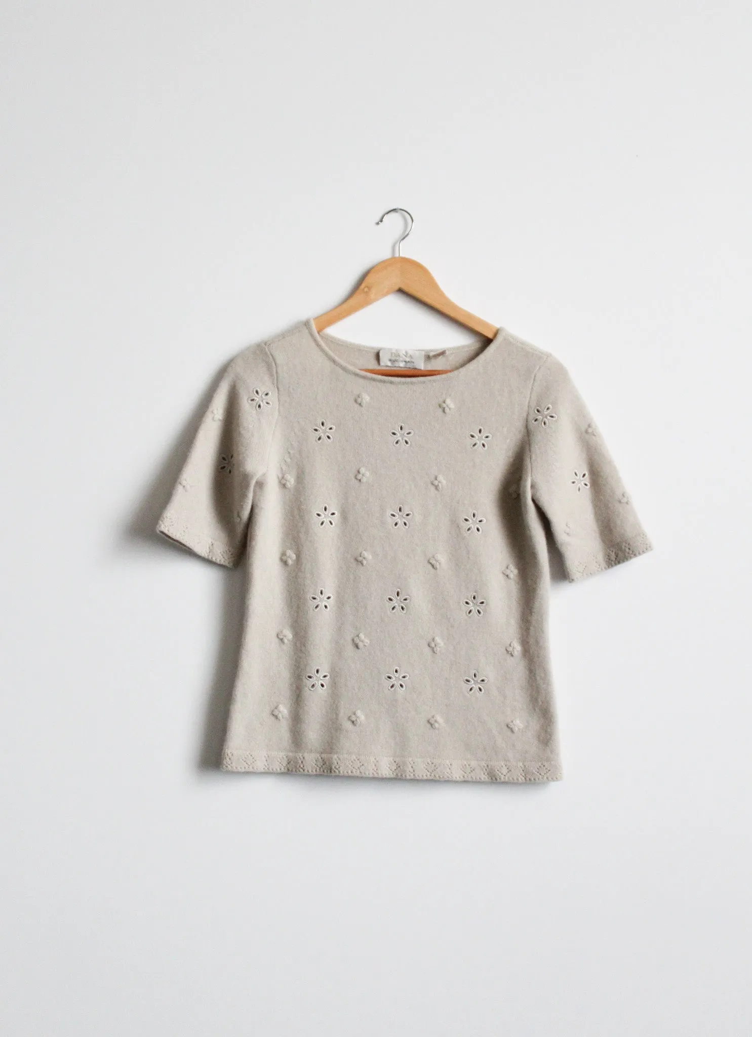 daisy chain wool tee