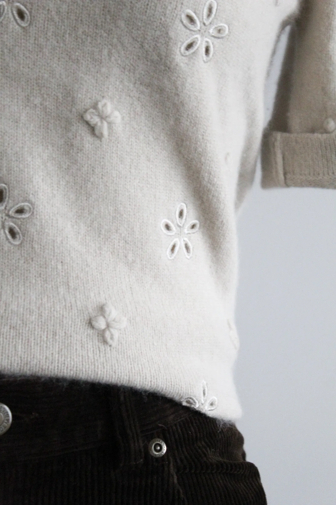 daisy chain wool tee