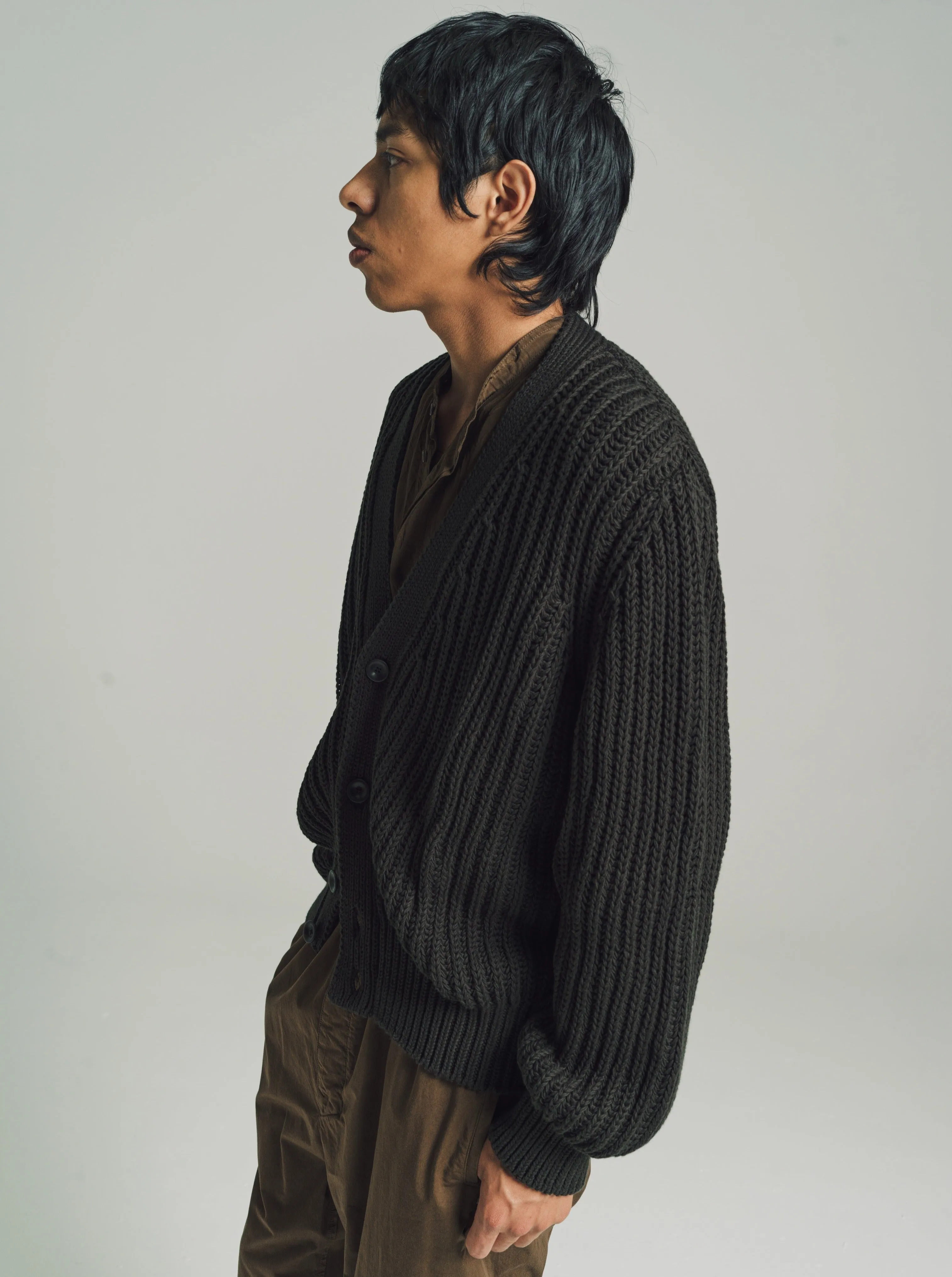 Dark Espresso Chunky Cardigan