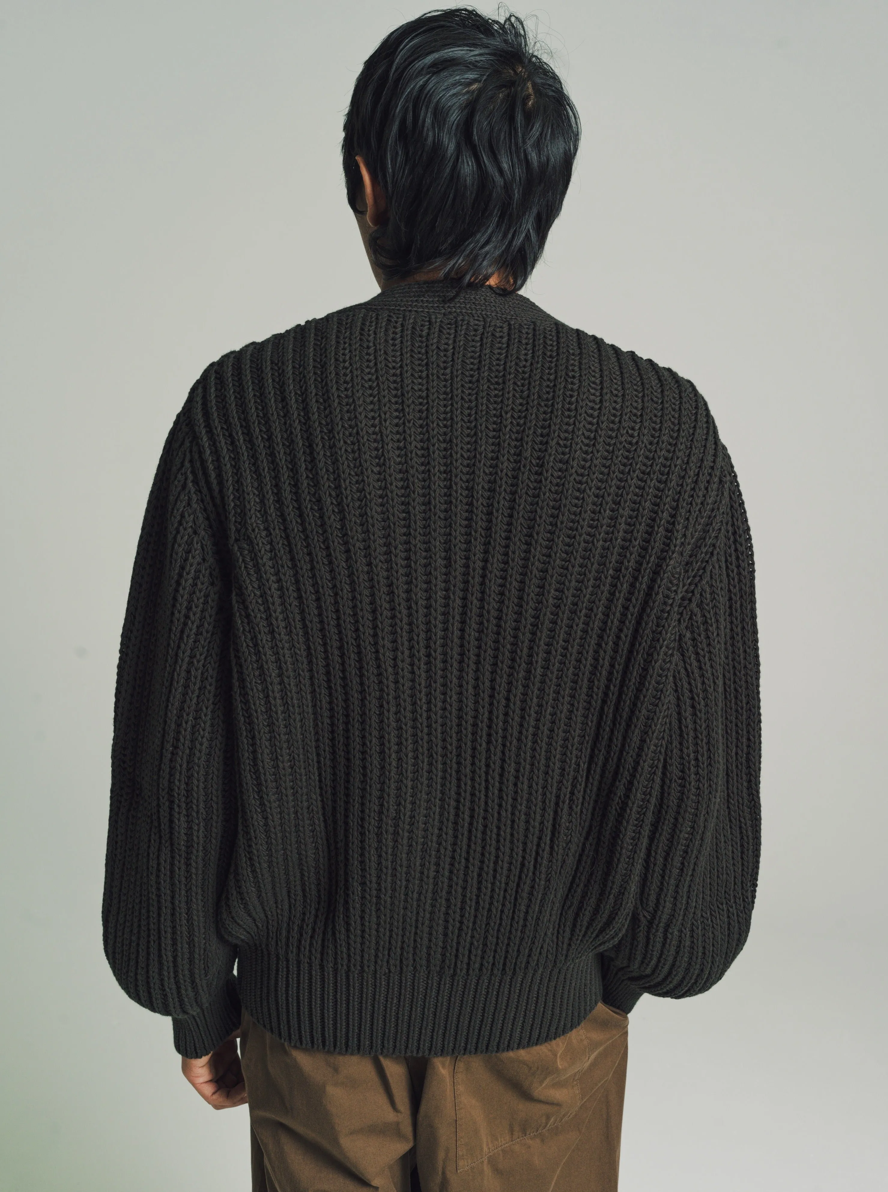 Dark Espresso Chunky Cardigan