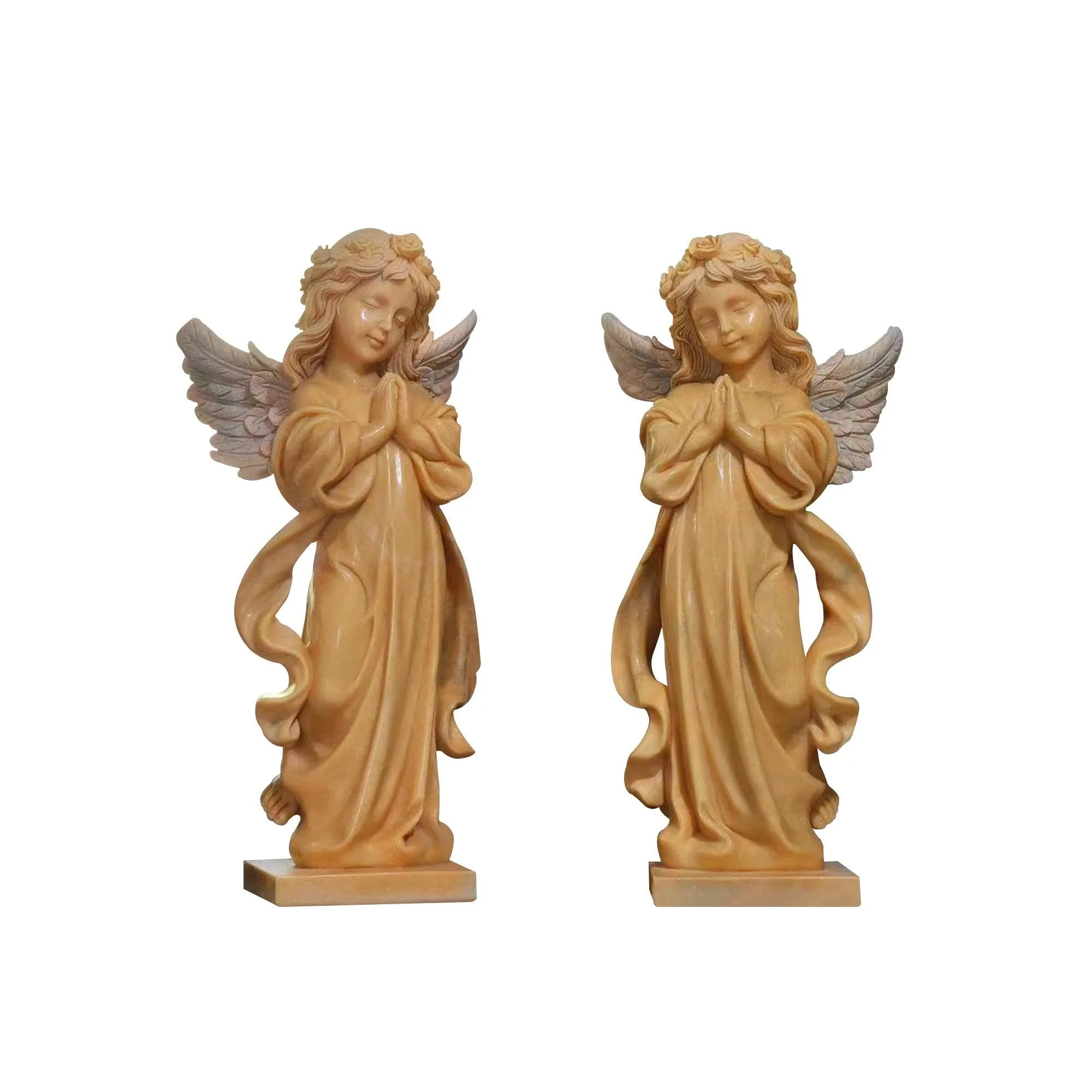 FINEST Marble Sculpture Little Angel Statue For Indoor or Outdoor FM-008