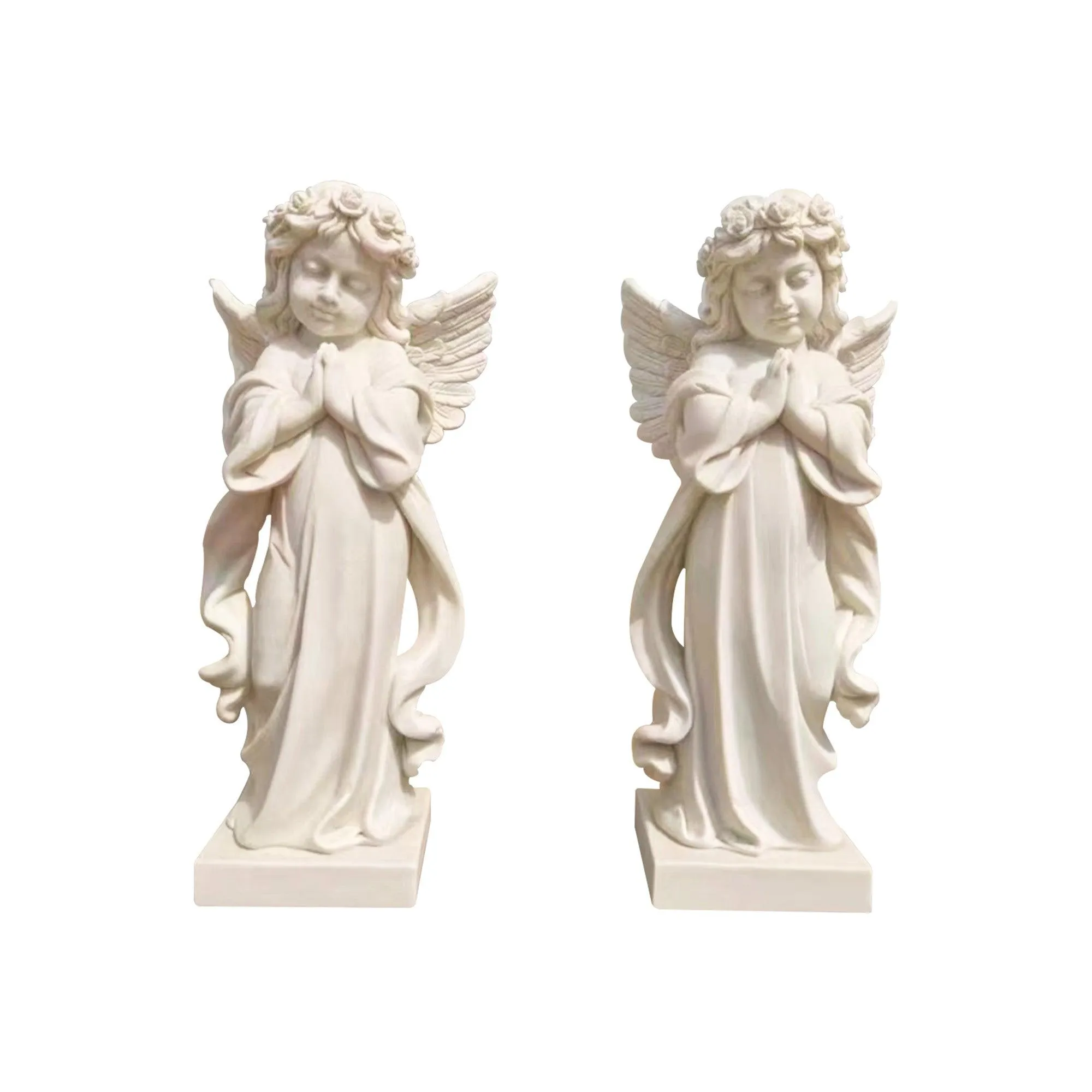 FINEST Marble Sculpture Little Angel Statue For Indoor or Outdoor FM-008