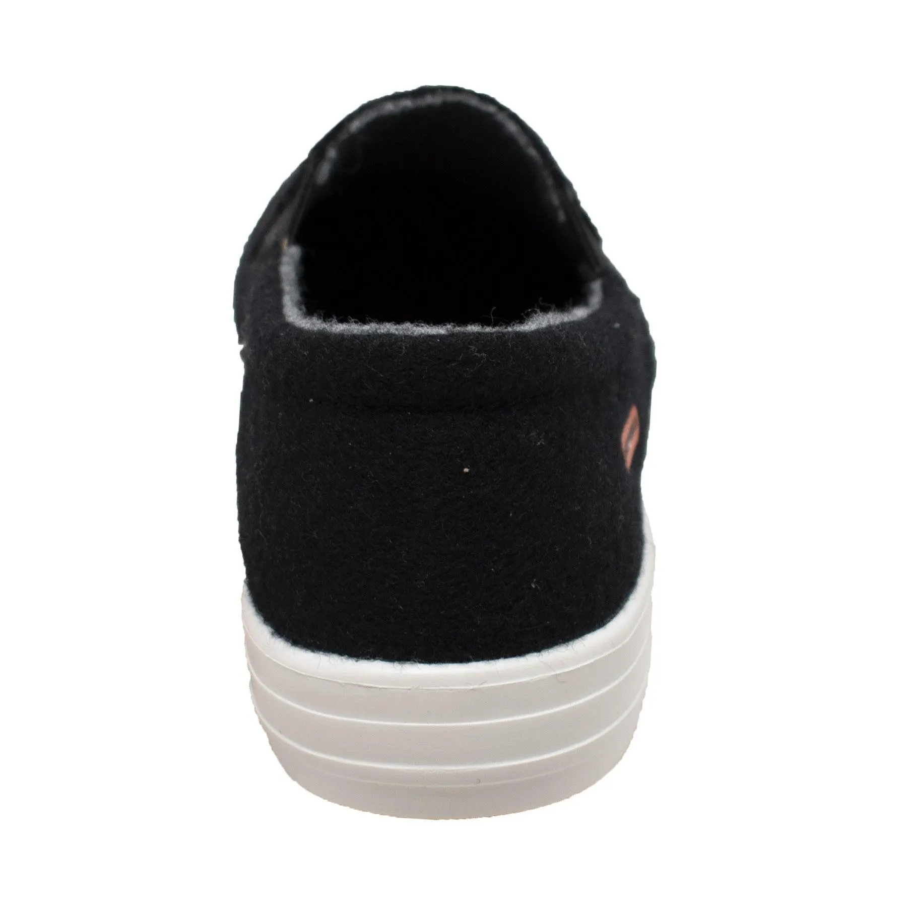 FreeShield Women's Real Wool Casual Slip On Black
