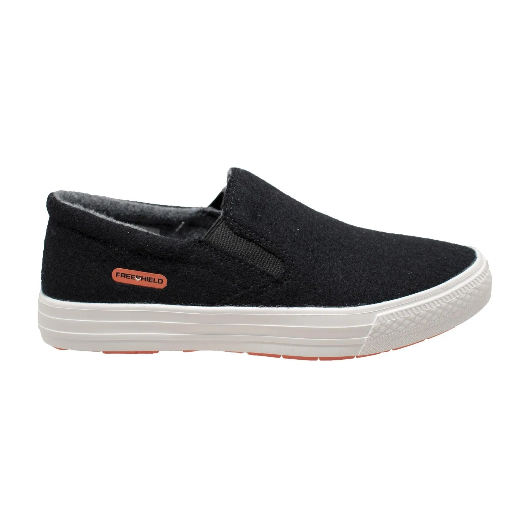 FreeShield Women's Real Wool Casual Slip On Black