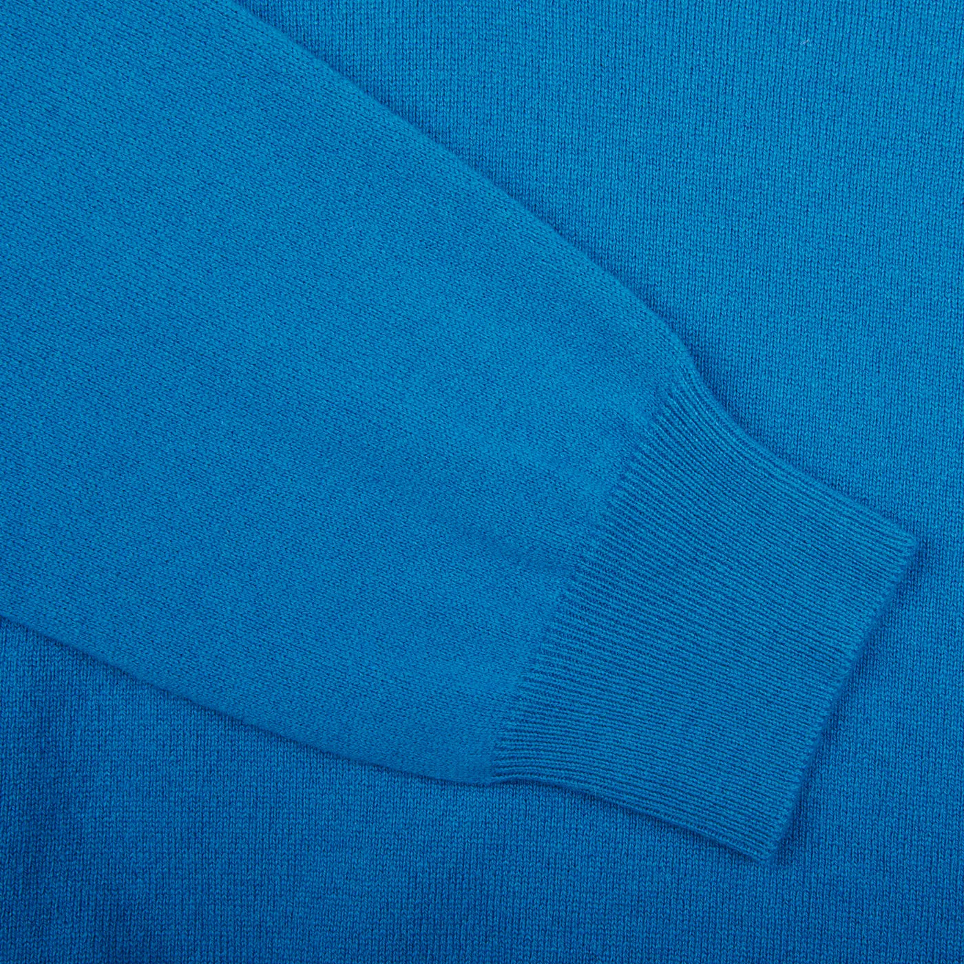 Hot Blue Cashmere 1/4 Zip Sweater