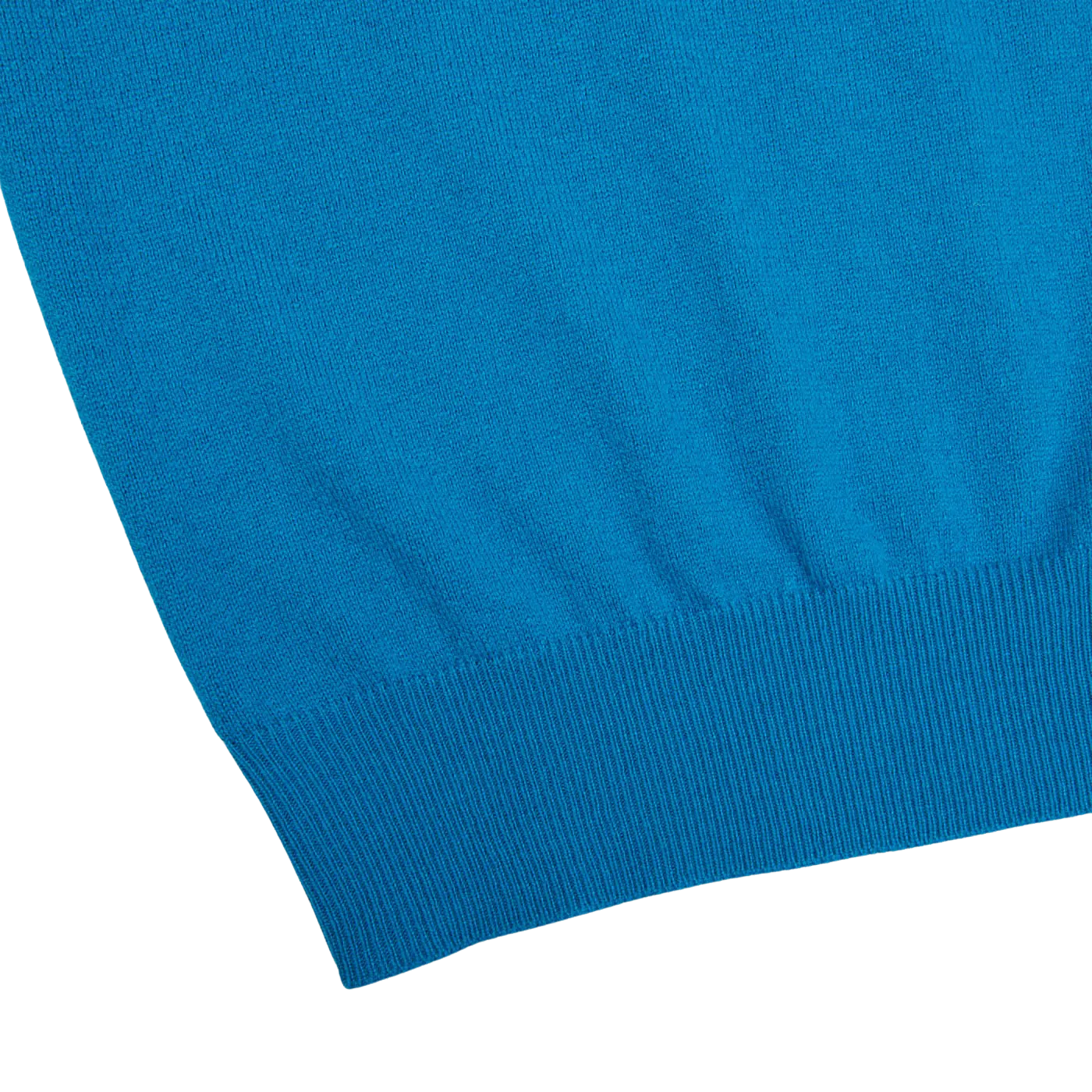Hot Blue Cashmere 1/4 Zip Sweater