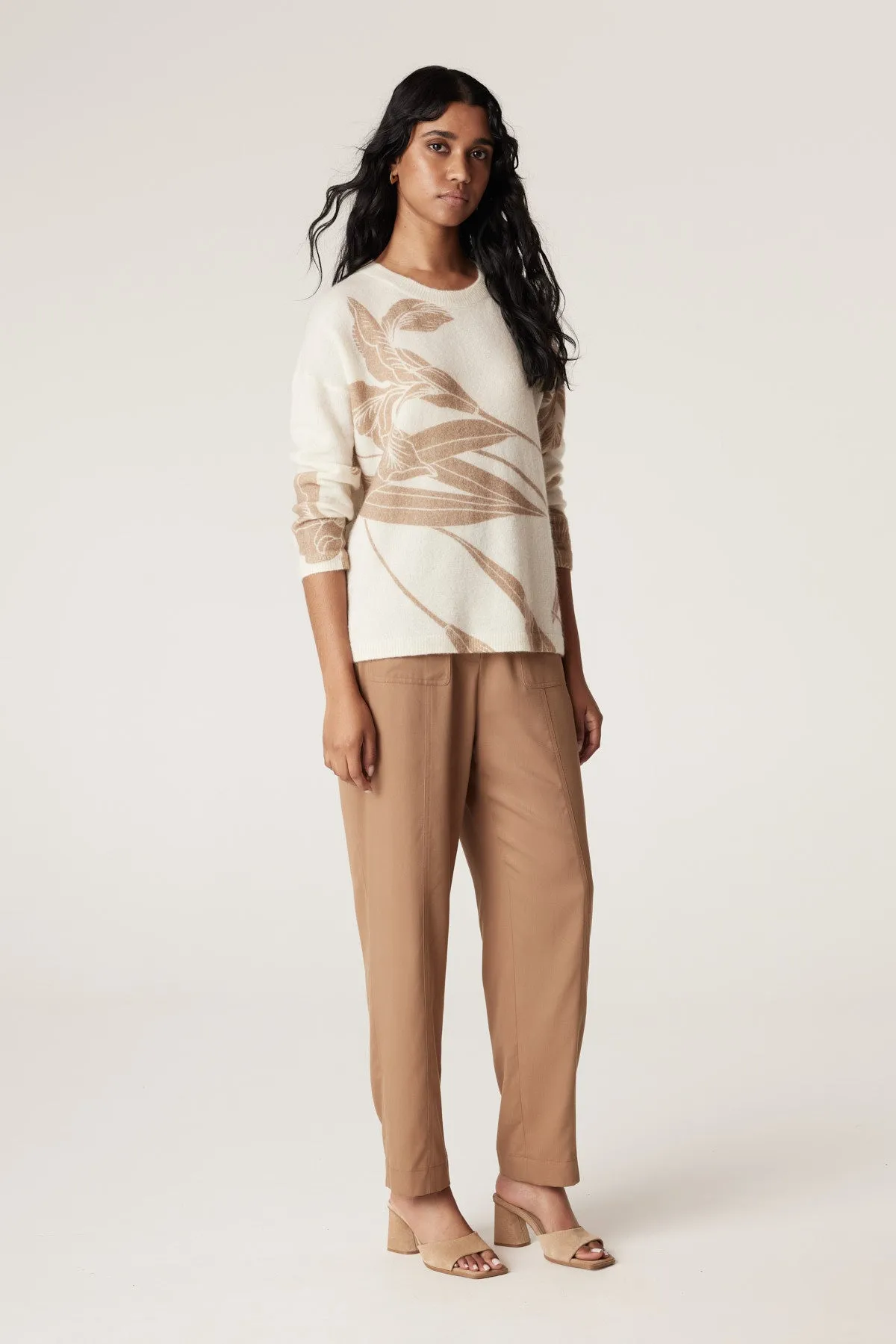 Iris Crew Jumper - Iris Print
