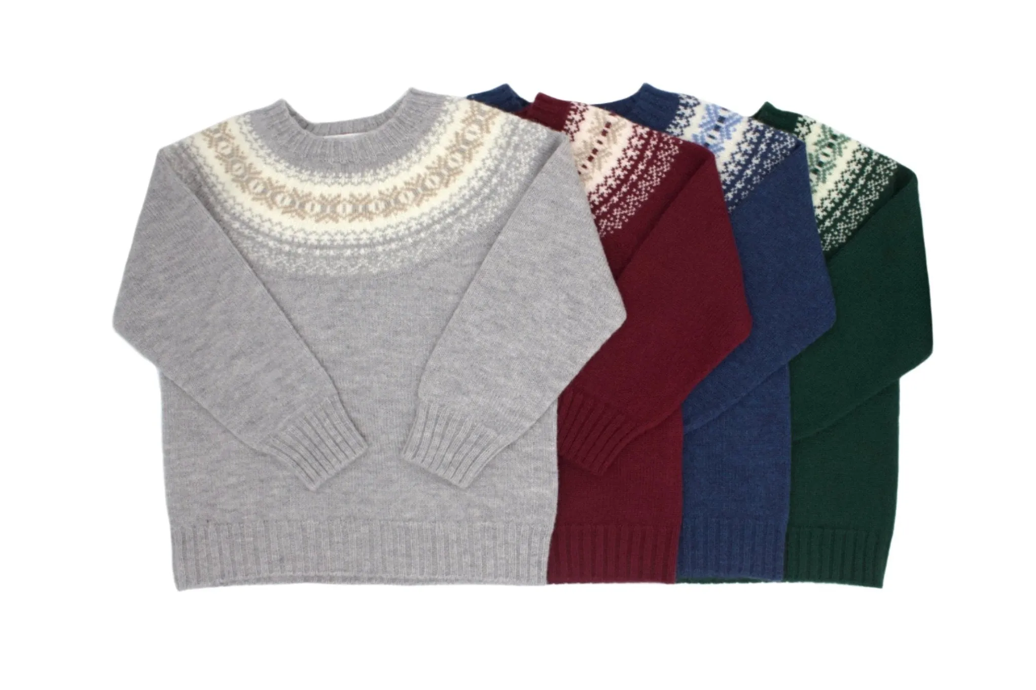 Jacquard Jumper - Green