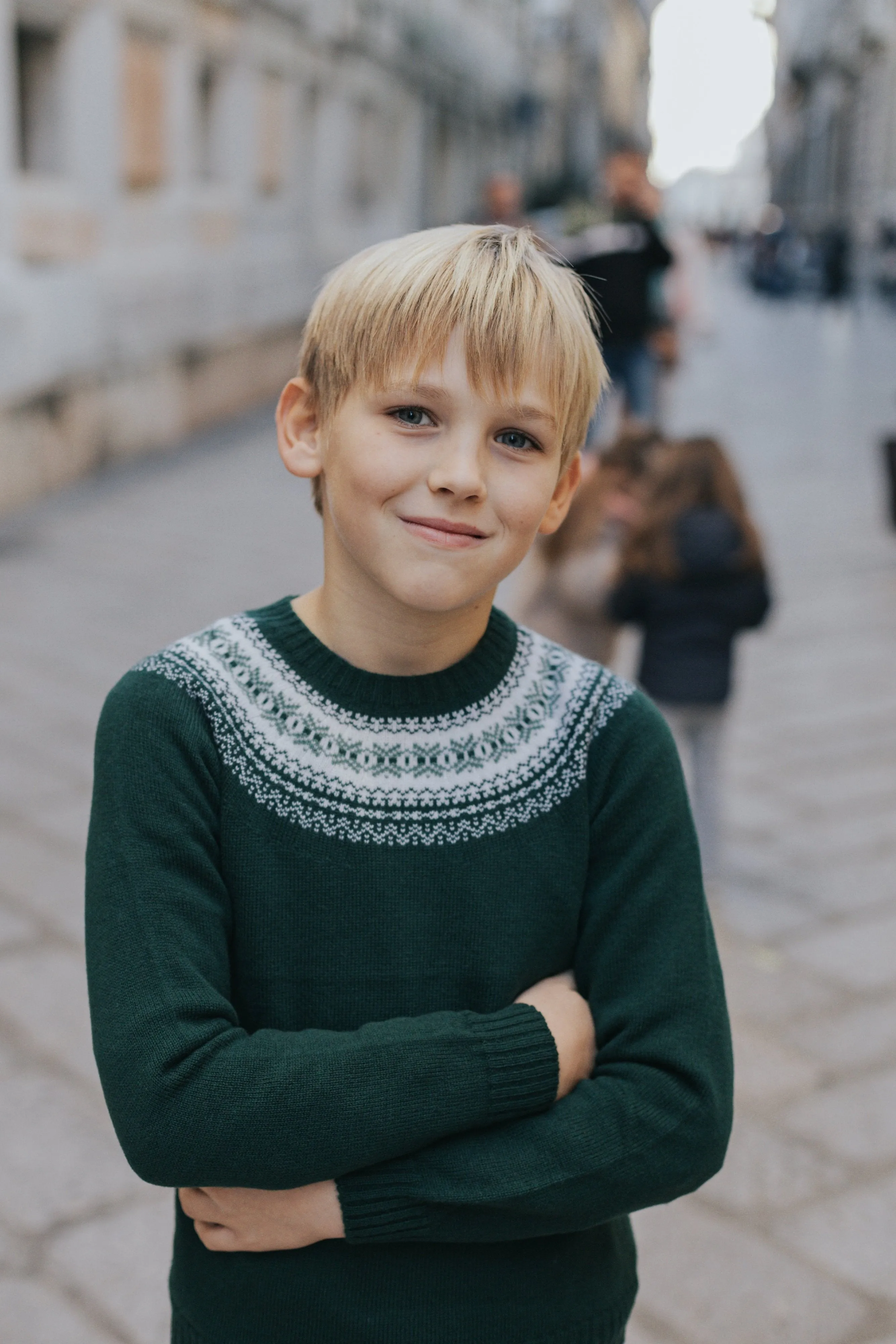 Jacquard Jumper - Green