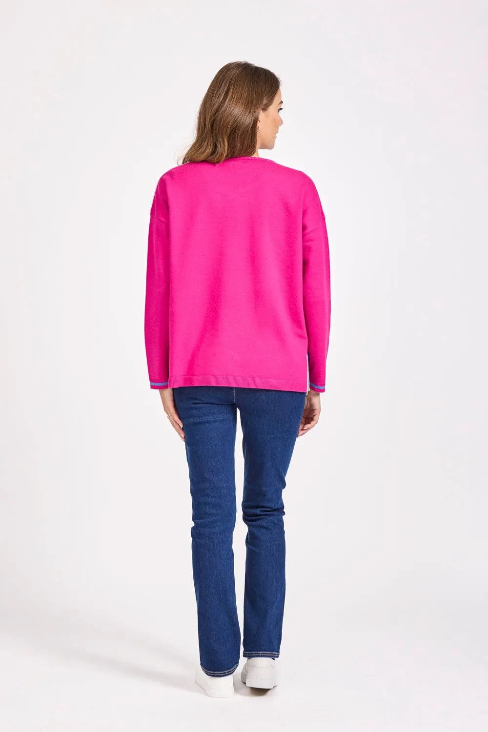 Jumper with Stripe Inserts MF-514