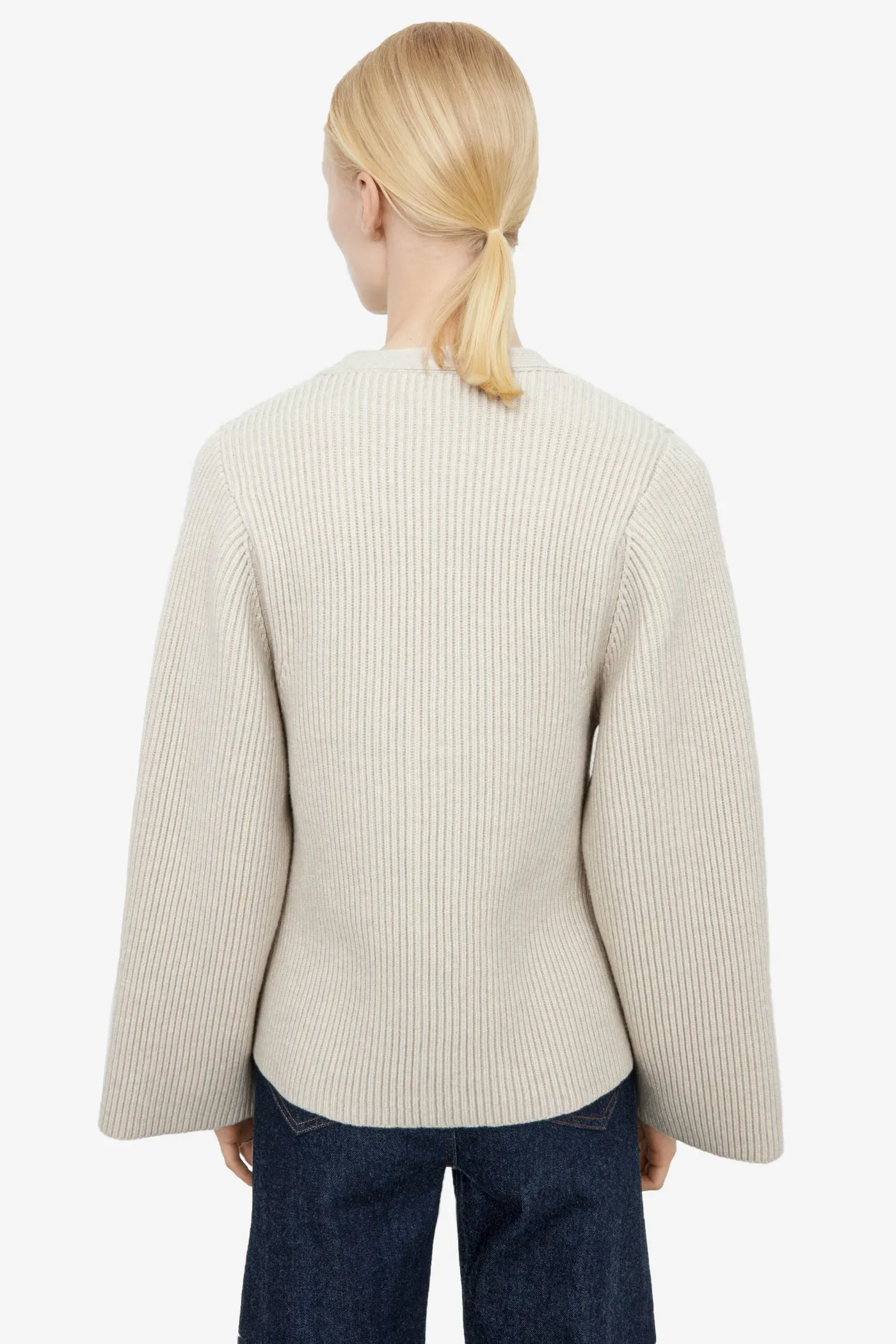 Lambswool Knit Cardigan