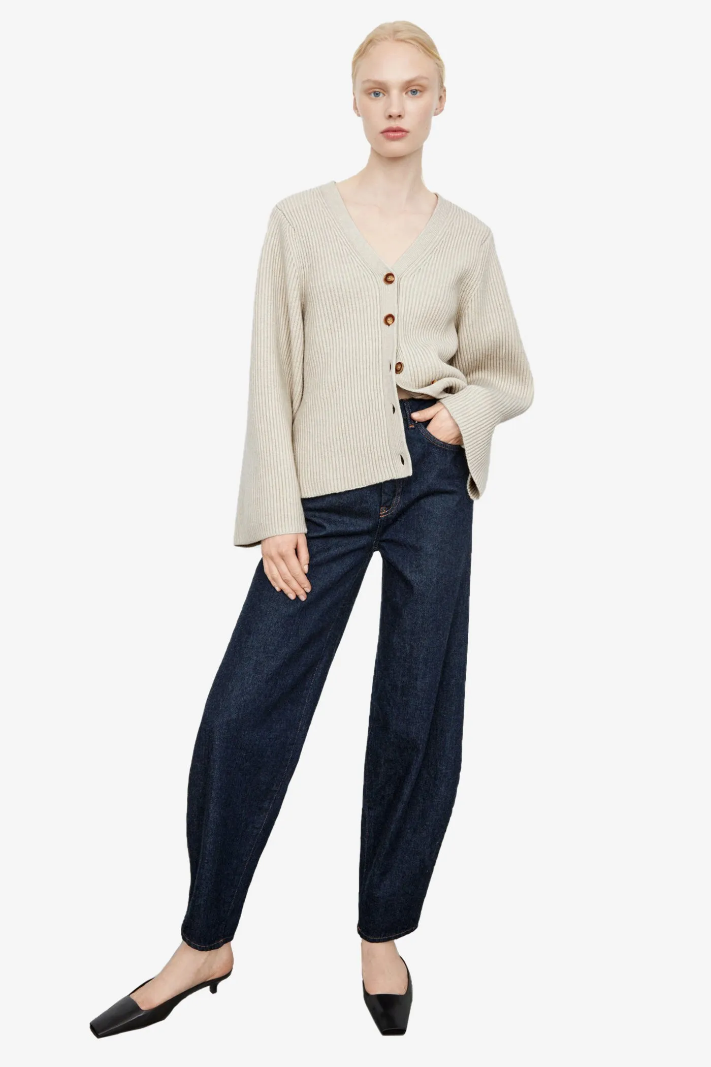 Lambswool Knit Cardigan