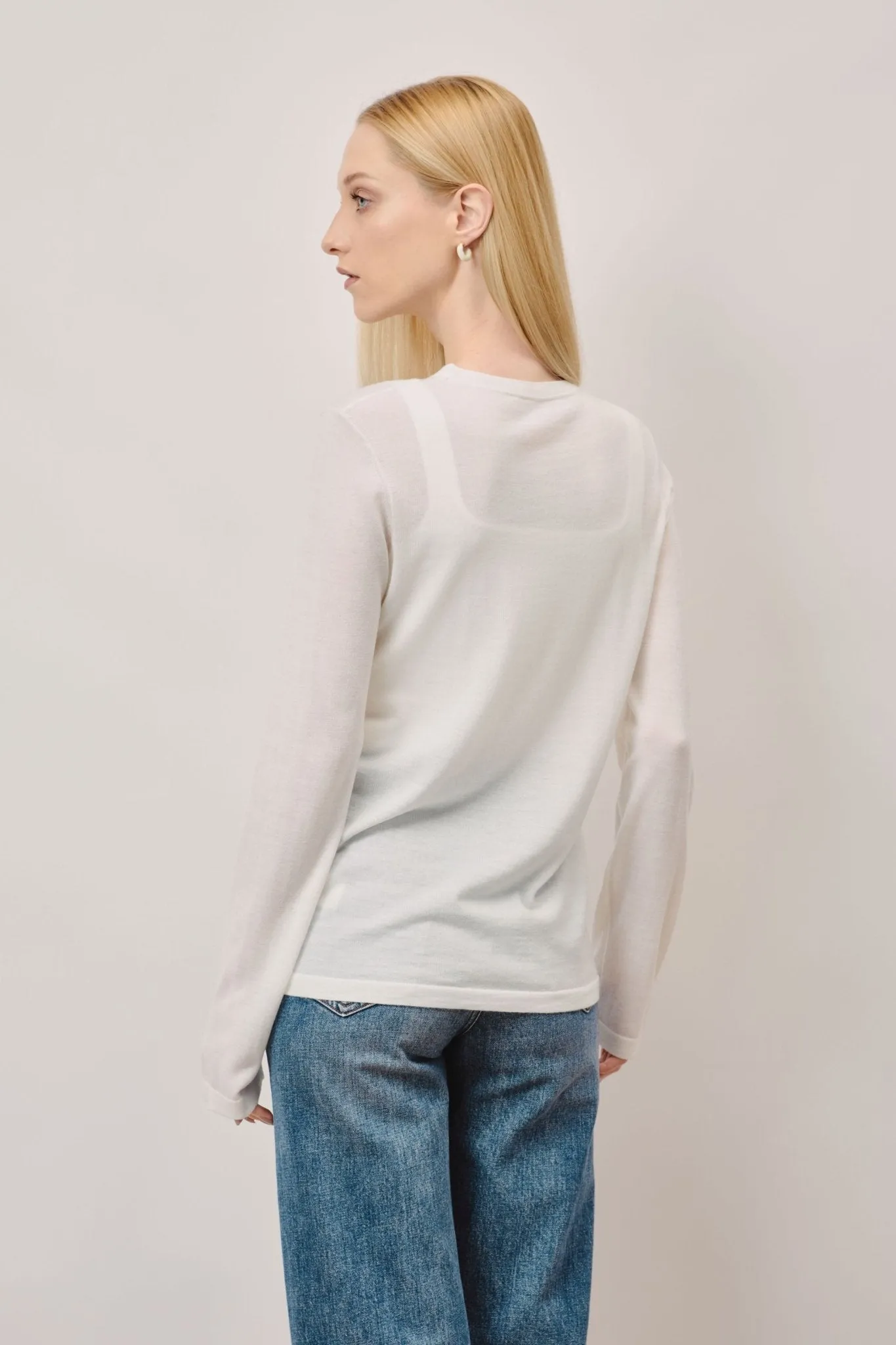 LISA wool top (White)