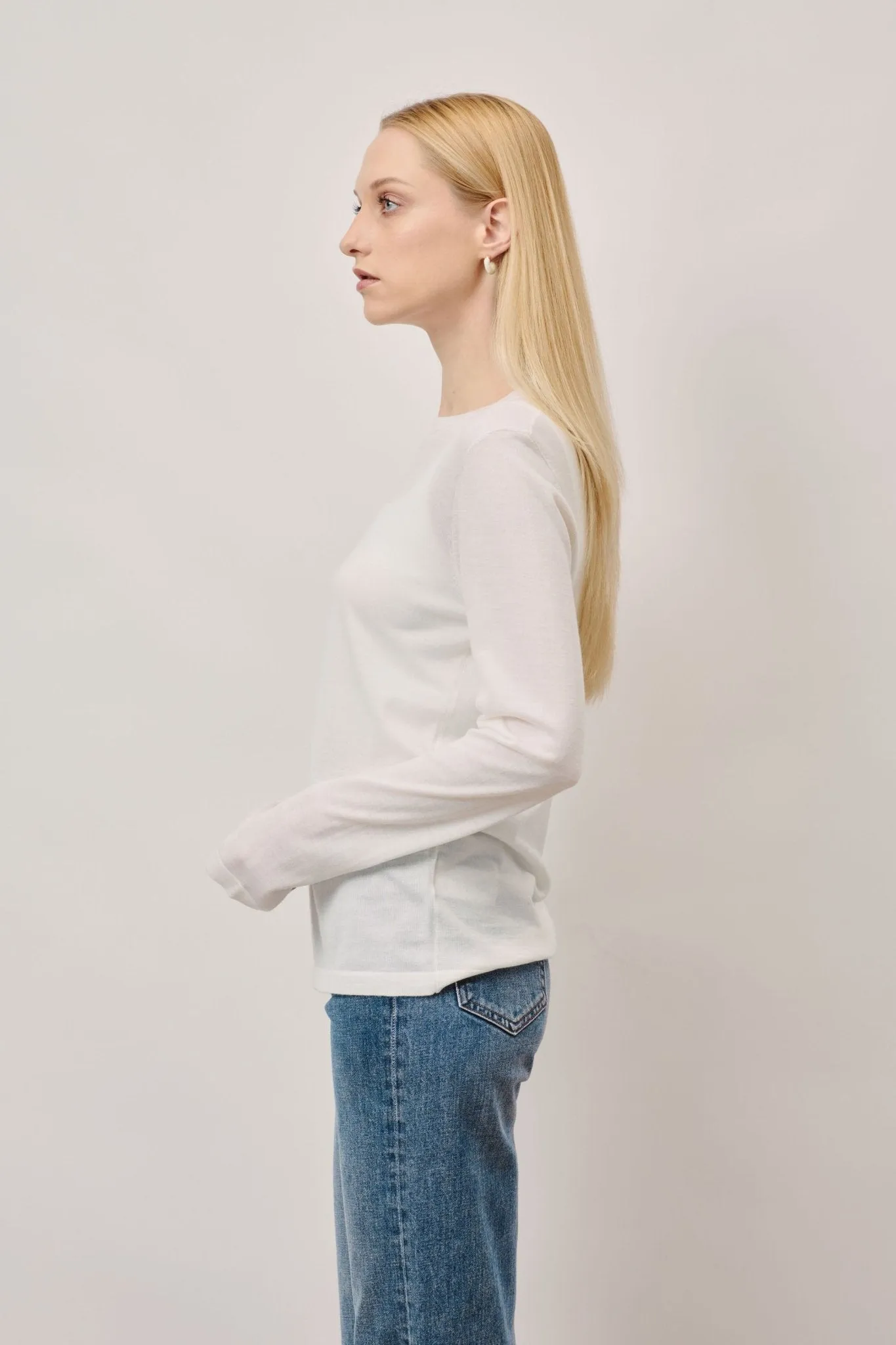 LISA wool top (White)