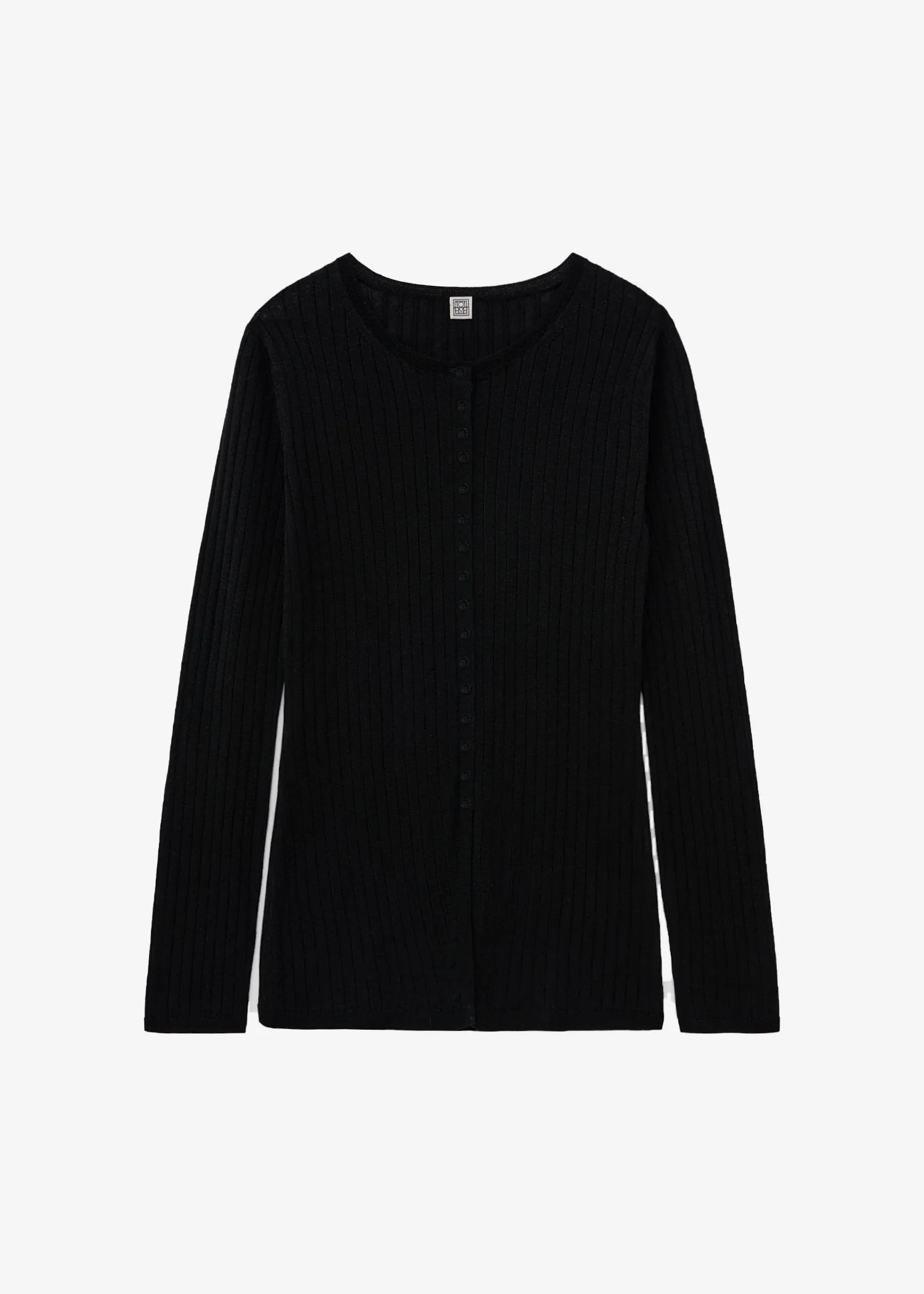 Mercerized Cardigan - Black