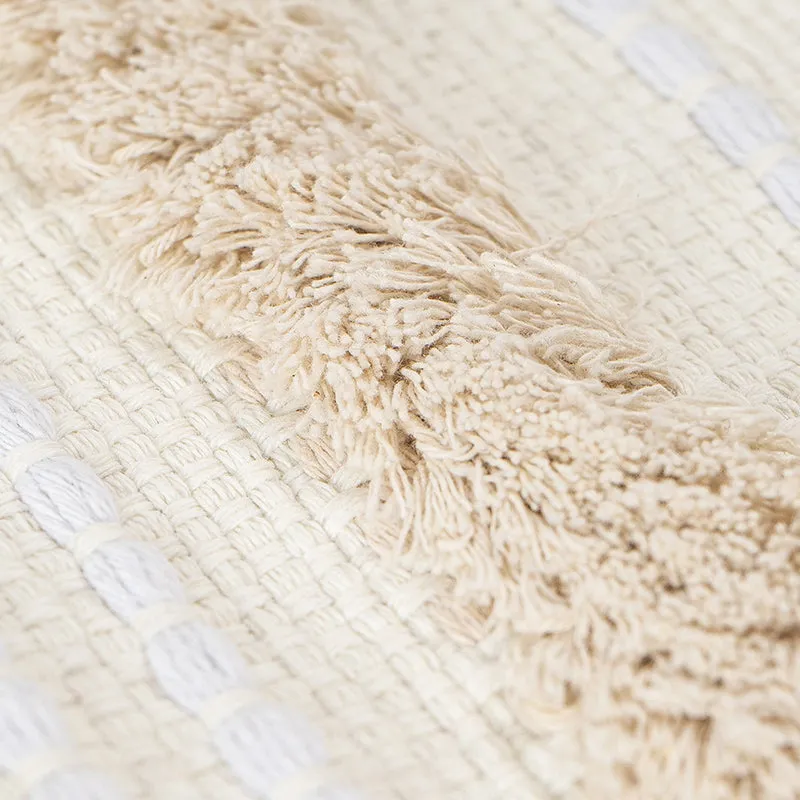 Natural Cotton Linen Tassel Pillow