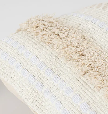 Natural Cotton Linen Tassel Pillow