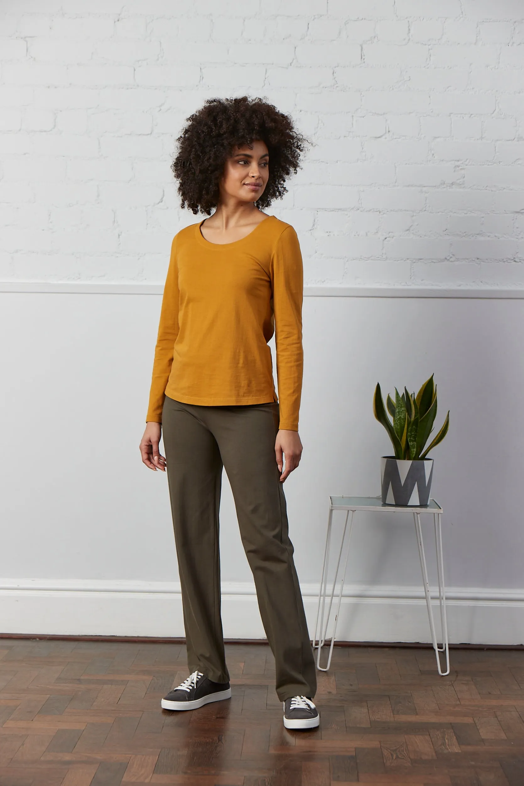 Organic Cotton Long Sleeve Jersey Top GOTS