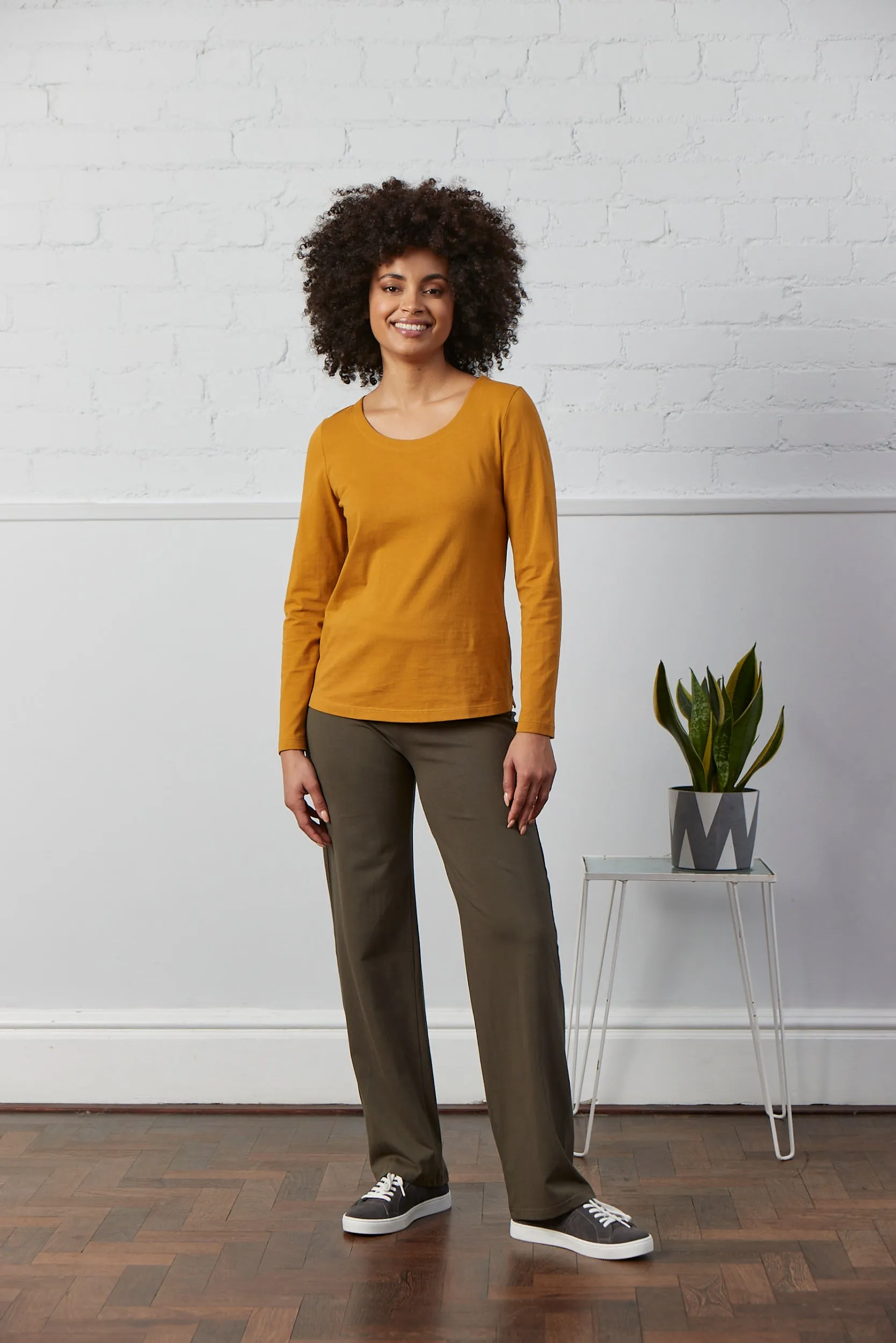 Organic Cotton Long Sleeve Jersey Top GOTS