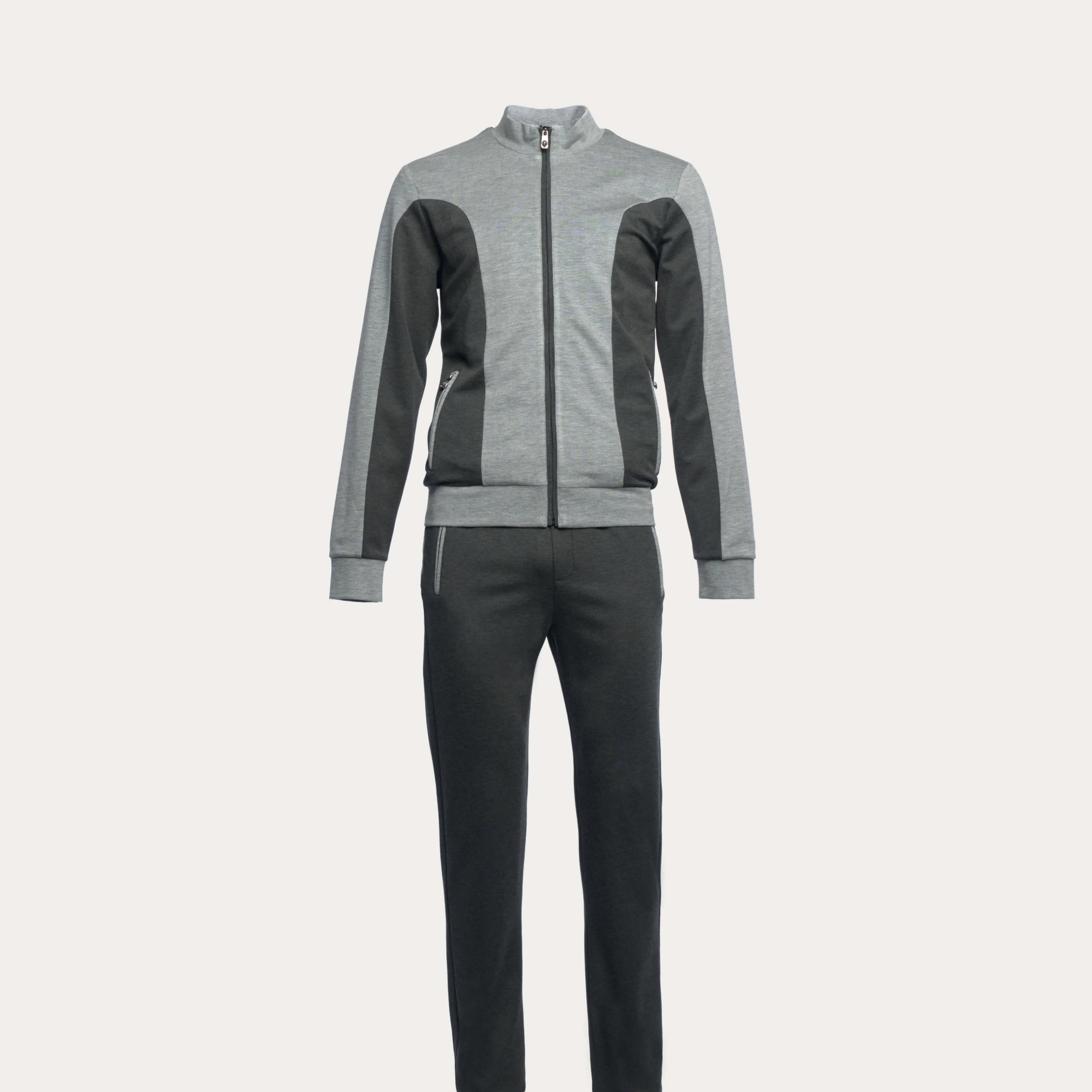 Python Leather & Fabric Two-Tone Activewear