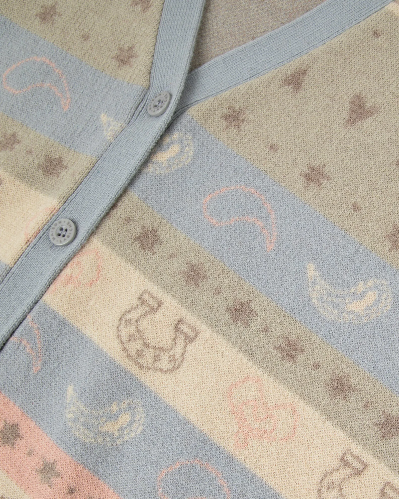 "Good Luck" Changarnier merino wool cardigan