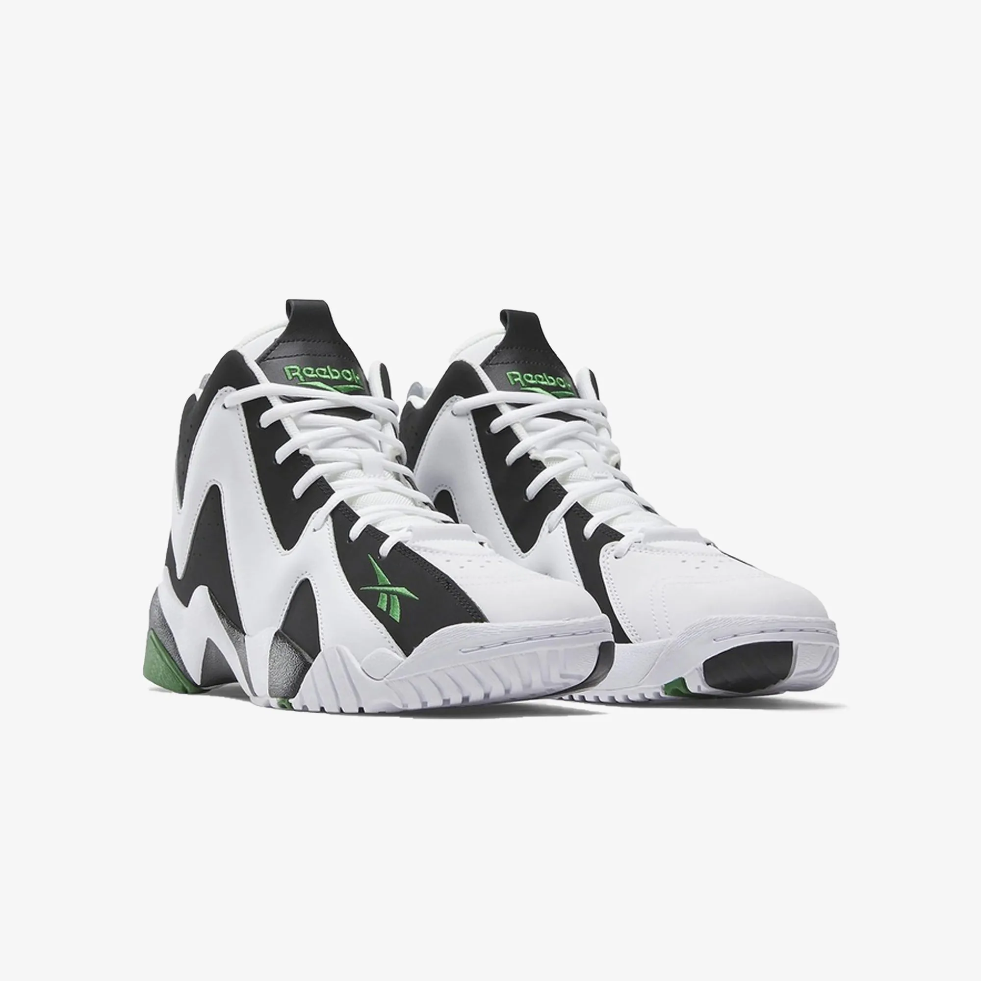 Reebok | HURRIKAZE II  { FTWR WHITE/CORE BLACK/GLEN GREEN
