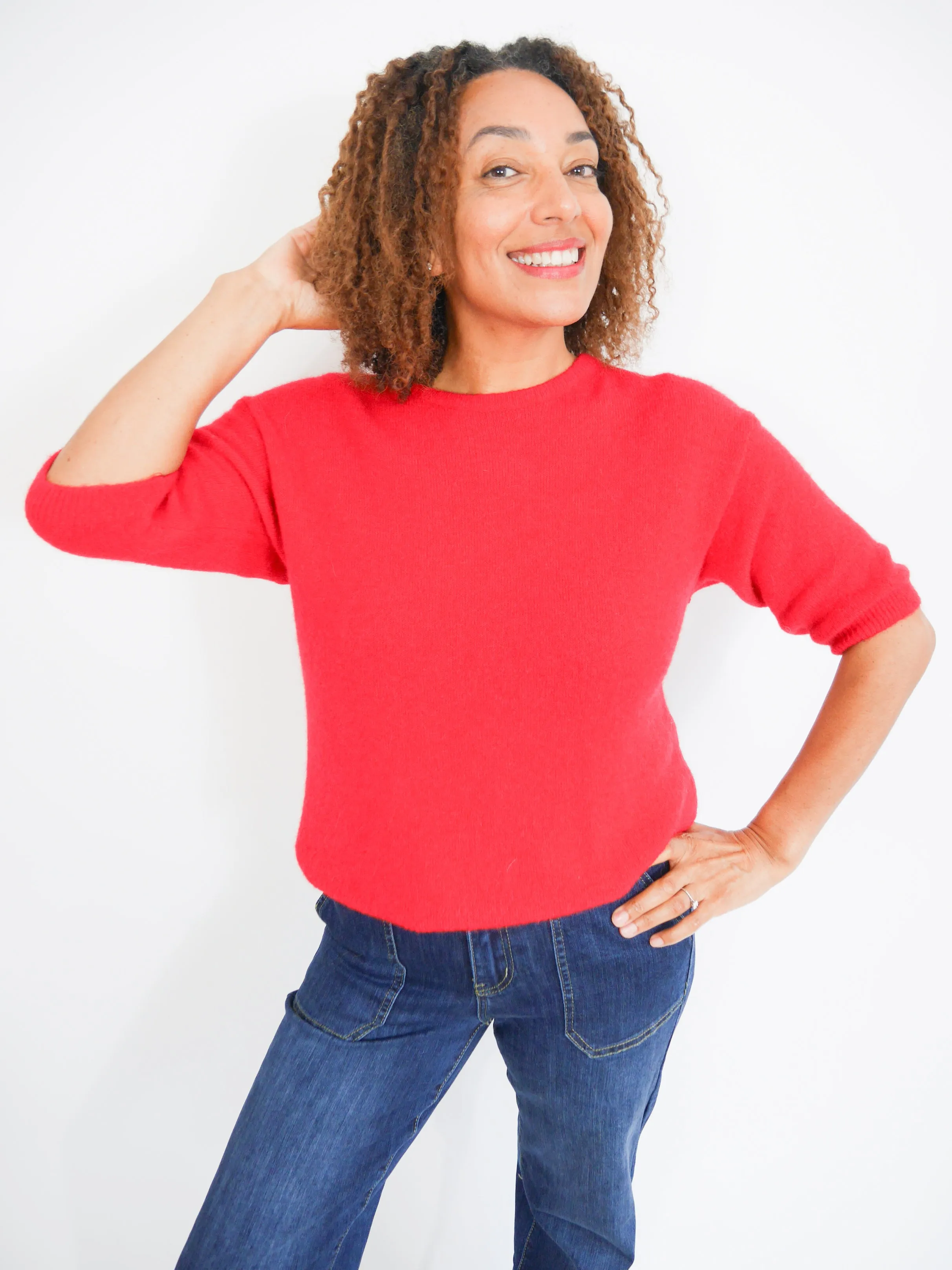 Rosie Knit Red