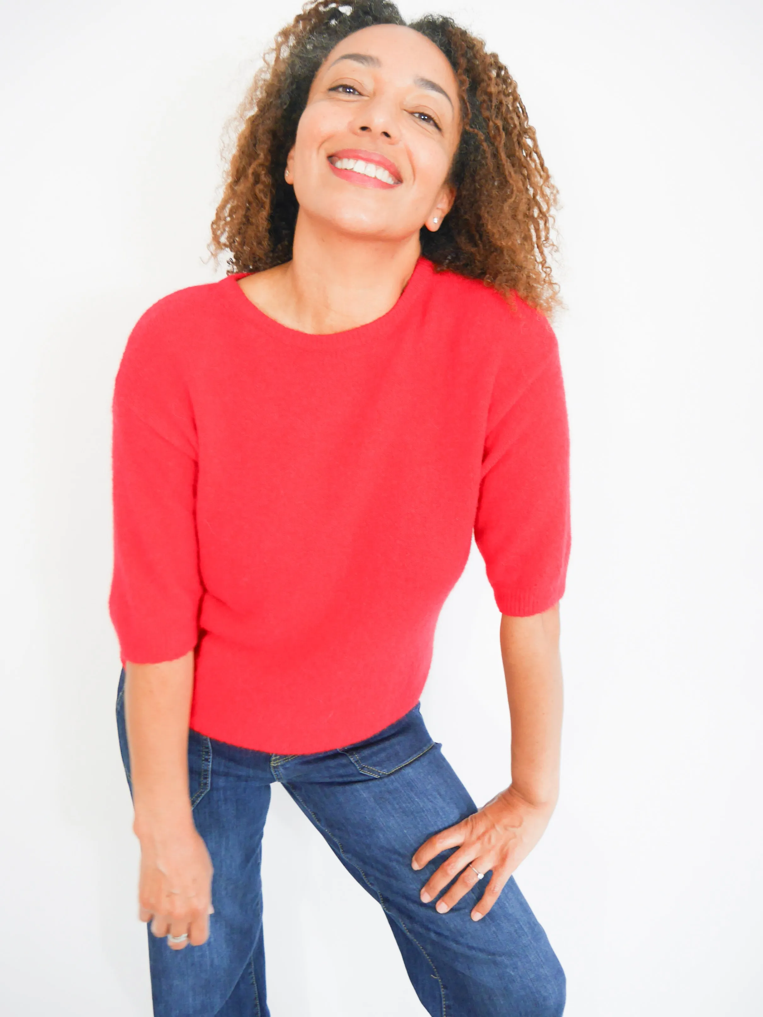 Rosie Knit Red