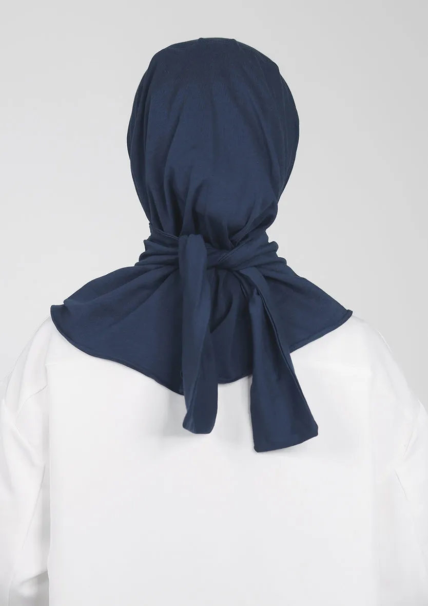 Snap Hijab-Plain Jersey Cotton