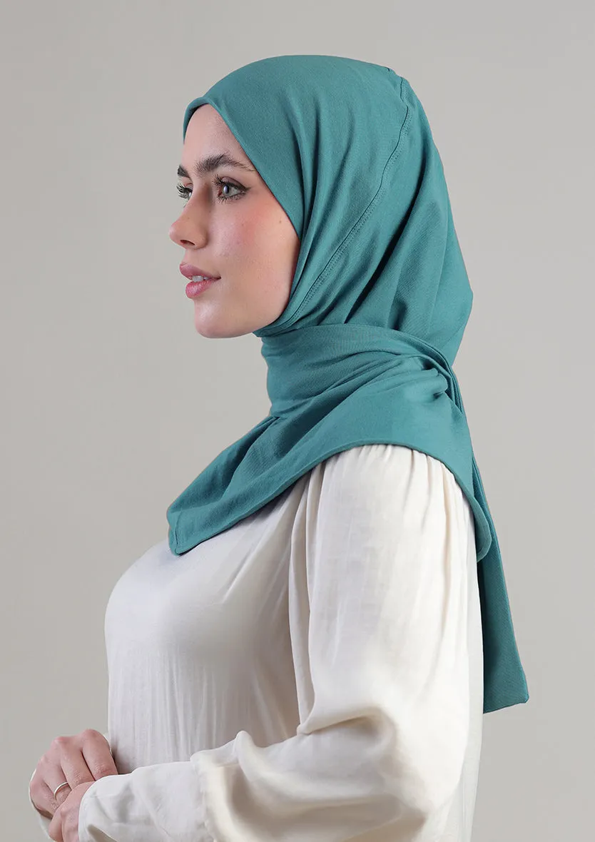 Snap Hijab-Plain Jersey Cotton