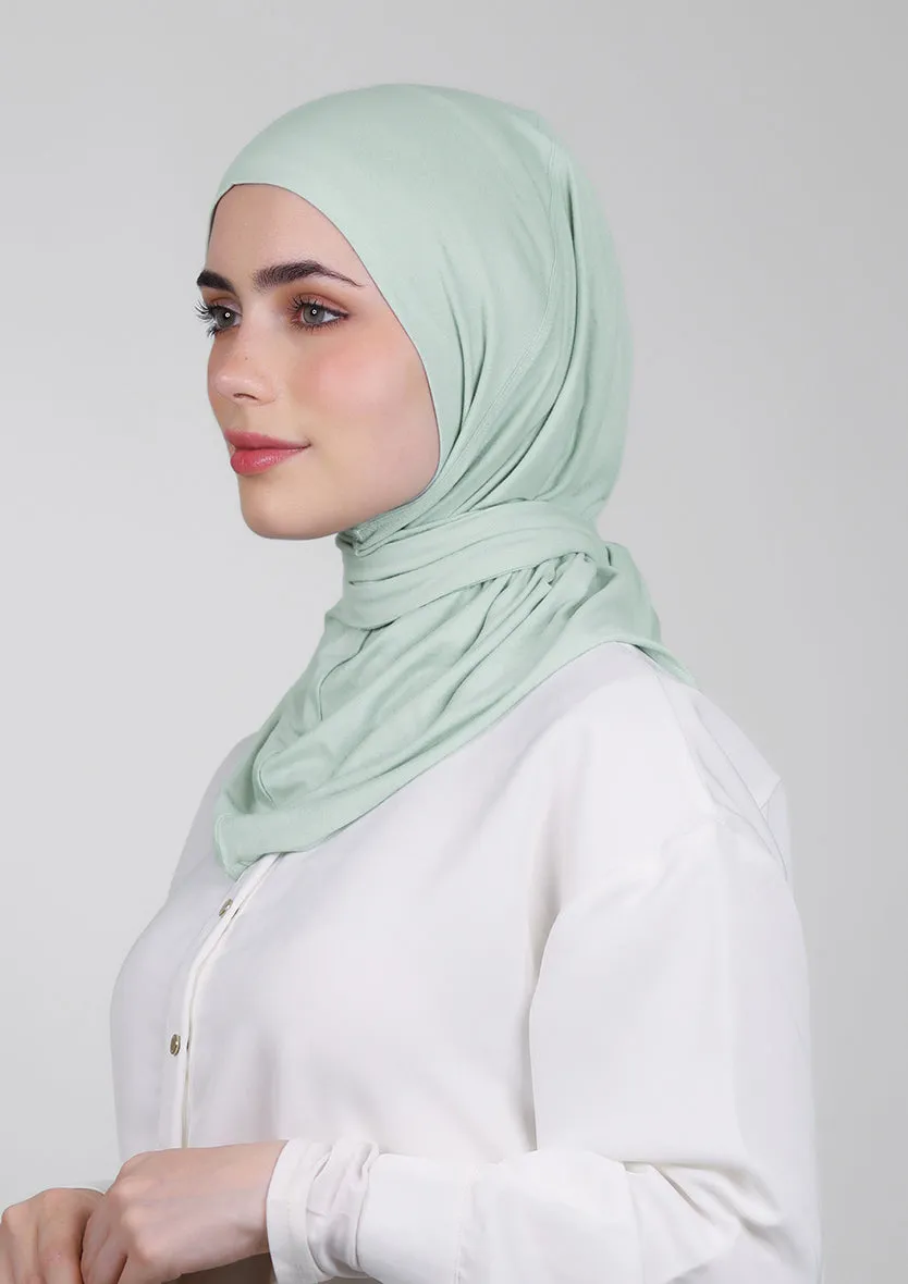 Snap Hijab-Plain Jersey Cotton