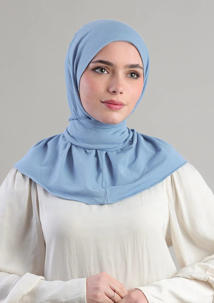 Snap Hijab-Plain Jersey Cotton