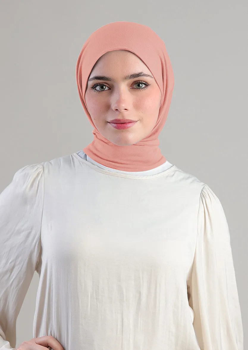 Snap Hijab-Plain Jersey Cotton