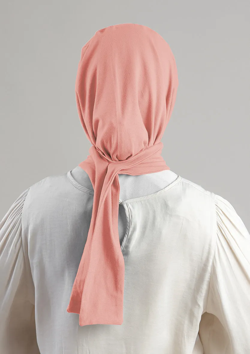 Snap Hijab-Plain Jersey Cotton