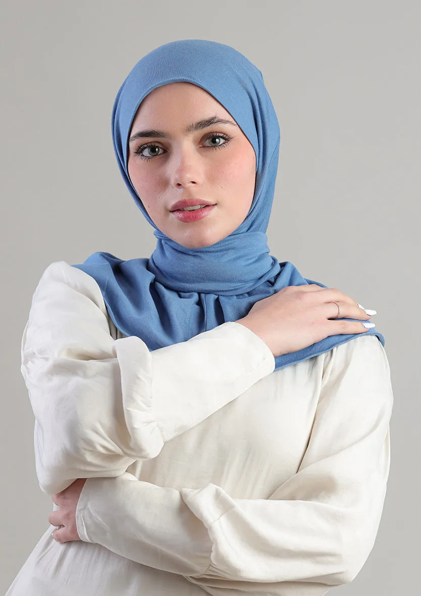 Snap Hijab-Plain Jersey Cotton