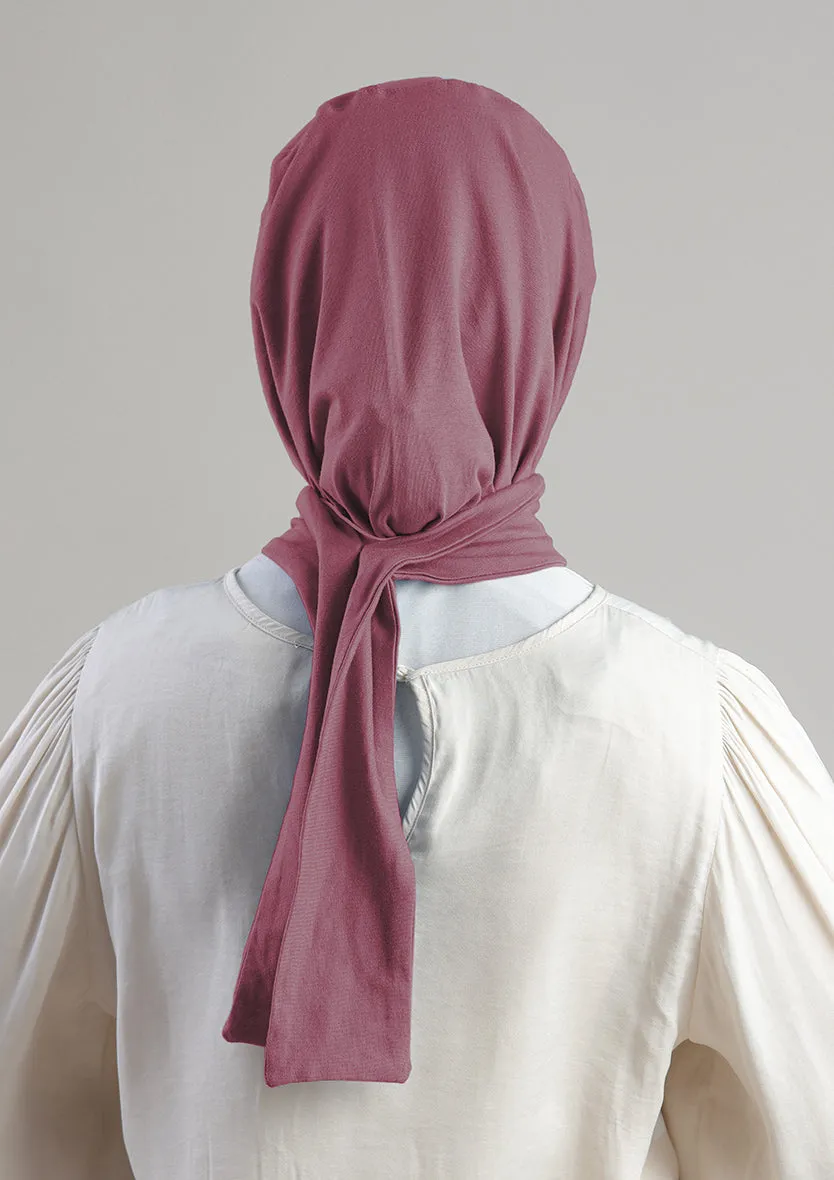 Snap Hijab-Plain Jersey Cotton
