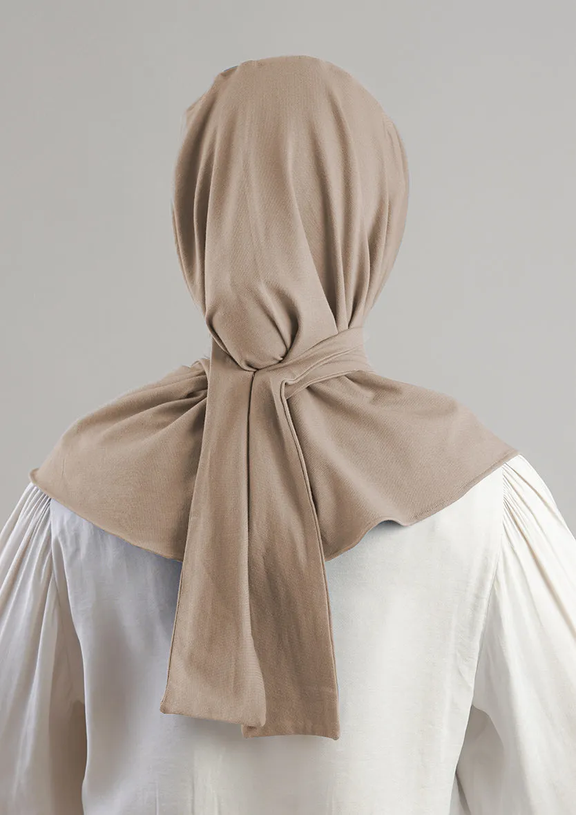 Snap Hijab-Plain Jersey Cotton