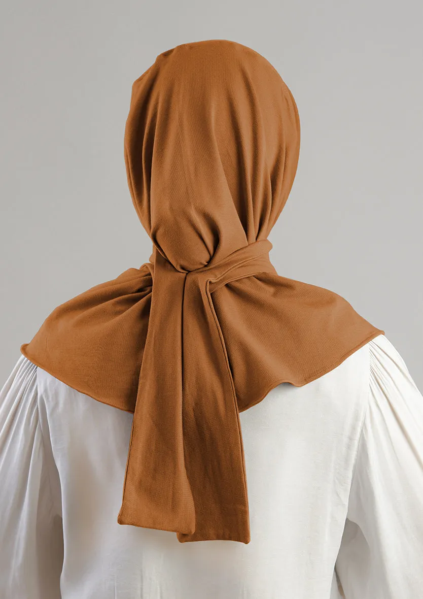 Snap Hijab-Plain Jersey Cotton