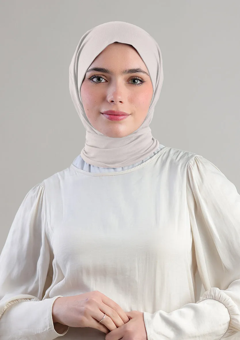 Snap Hijab-Plain Jersey Cotton